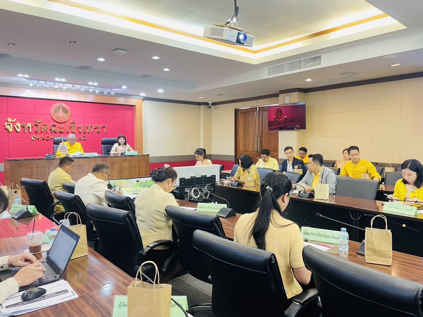 พช.ฉะเชิงเทรา ร่วมประชุมการตรวจราชการในพื้นที่เขตตรวจราชการที่ 8 จังหวัดฉะเชิงเทรา