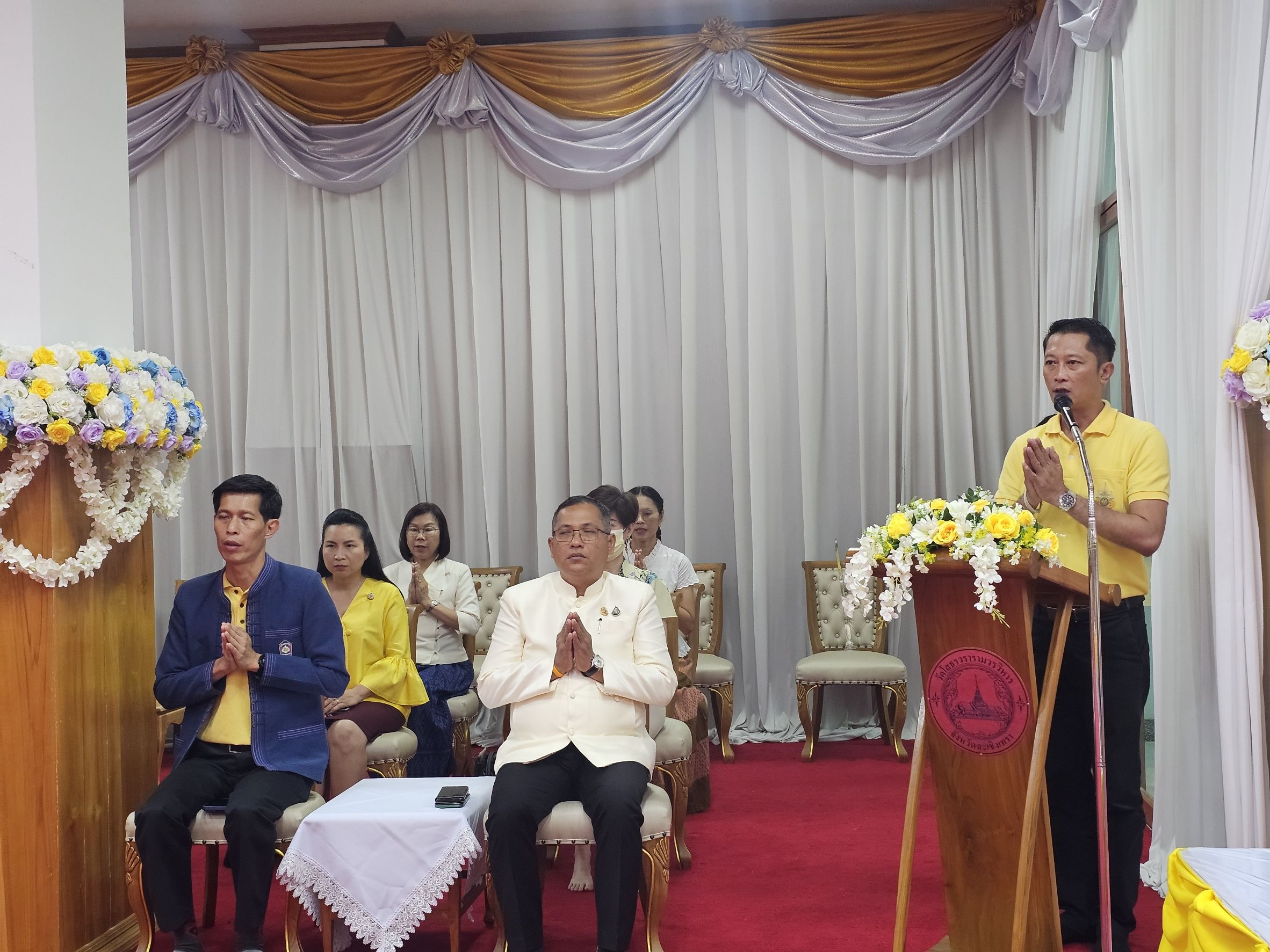 พช. ฉะเชิงเทรา ร่วมพิธีเจริญพระพุทธมนต์ เจริญจิตภาวนา เฉลิมพระเกียรติถวายพระพรชัยมงคลแด่ พระบาทสมเด็จพระเจ้าอยู่หัว และพระบรมวงศานุวงศ์ทุกพระองค์ เนื่องในโอกาสวันมหามงคลเฉลิมพระชนมพรรษา 6 รอบ 28 กรกฎาคม 2567