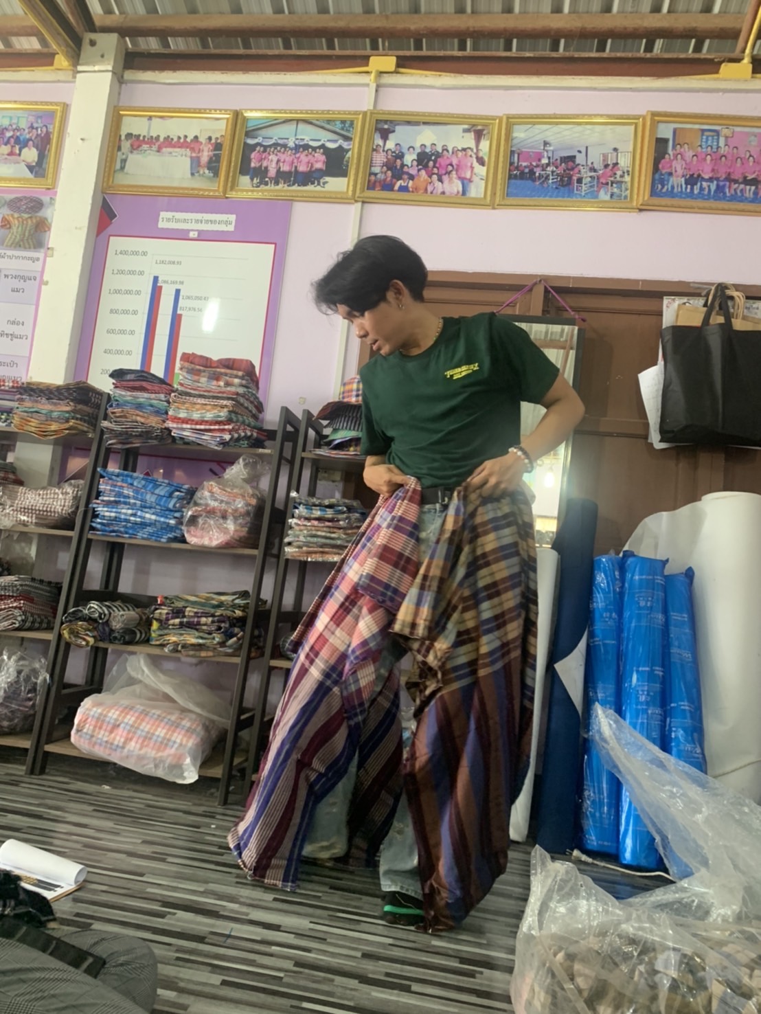 พช. ฉะเชิงเทรา ลงพื้นที่ศึกษาข้อมูลผ้าในจังหวัดฉะเชิงเทรา และเพื่อเตรียมความพร้อมในการประกวดนักออกแบบผ้าไทยใส่ให้สนุกรุ่นใหม่ ระดับภาคกลาง