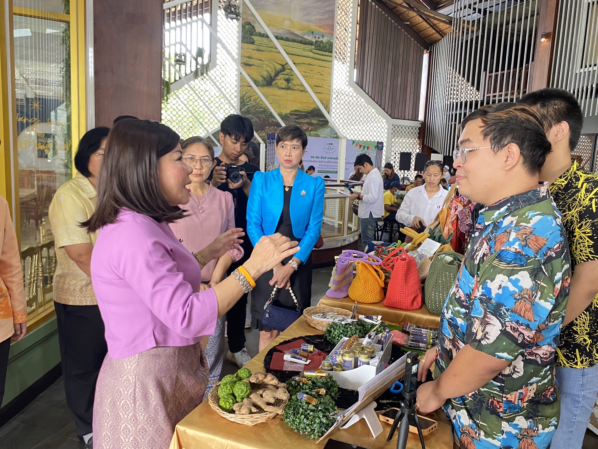 จังหวัดฉะเชิงเทรา เปิดกิจกรรมเชื่อมโยงช่องทางการตลาด สร้างรายได้จากกิจการอาหารปลอดภัย