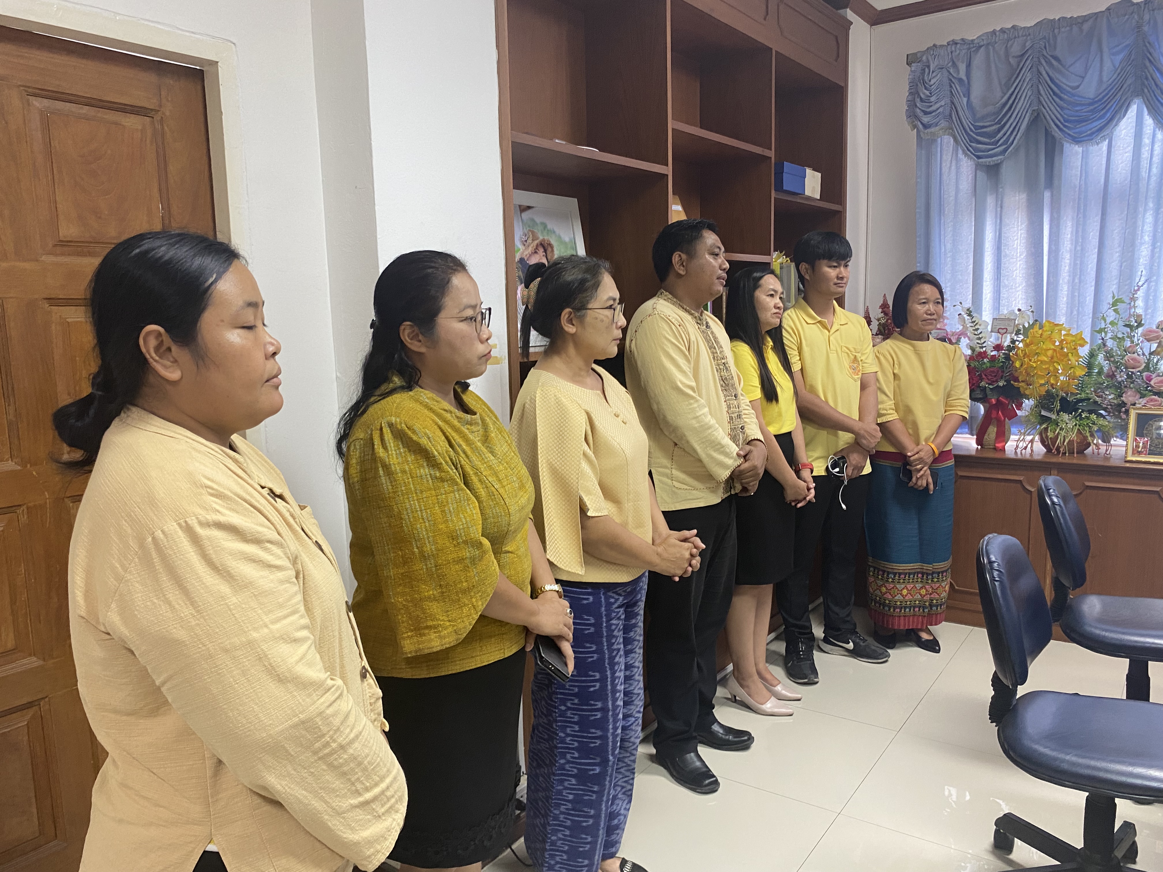 เสริมพลังทัพ รับหน้าที่ใหม่ ผอ. 2 กลุ่มงานฯ นำทีมรายงานตัวรับนโยบายจากรองผู้ว่าราชการจังหวัดฉะเชิงเทรา