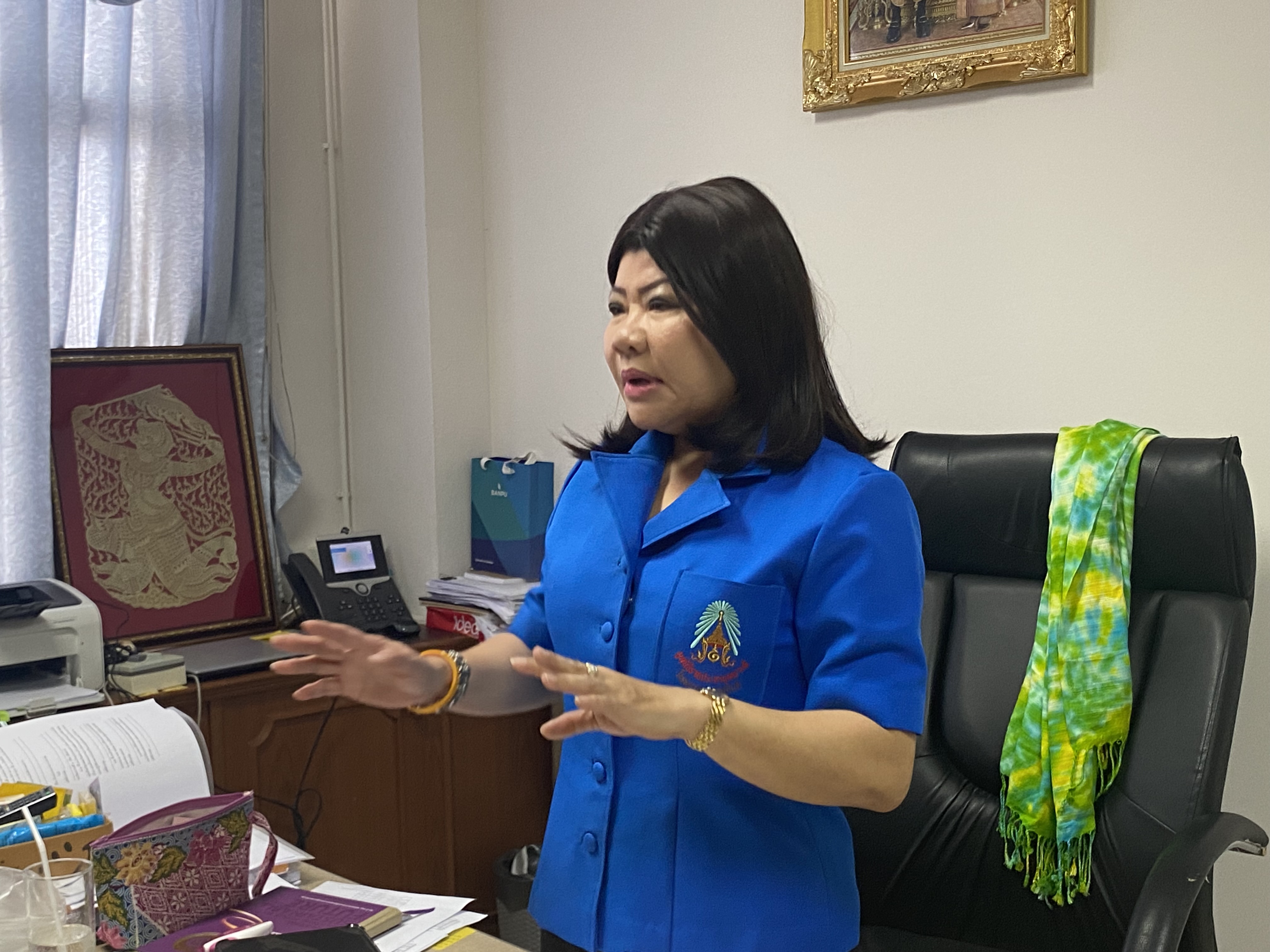 เสริมพลังทัพ รับหน้าที่ใหม่ ผอ. 2 กลุ่มงานฯ นำทีมรายงานตัวรับนโยบายจากรองผู้ว่าราชการจังหวัดฉะเชิงเทรา