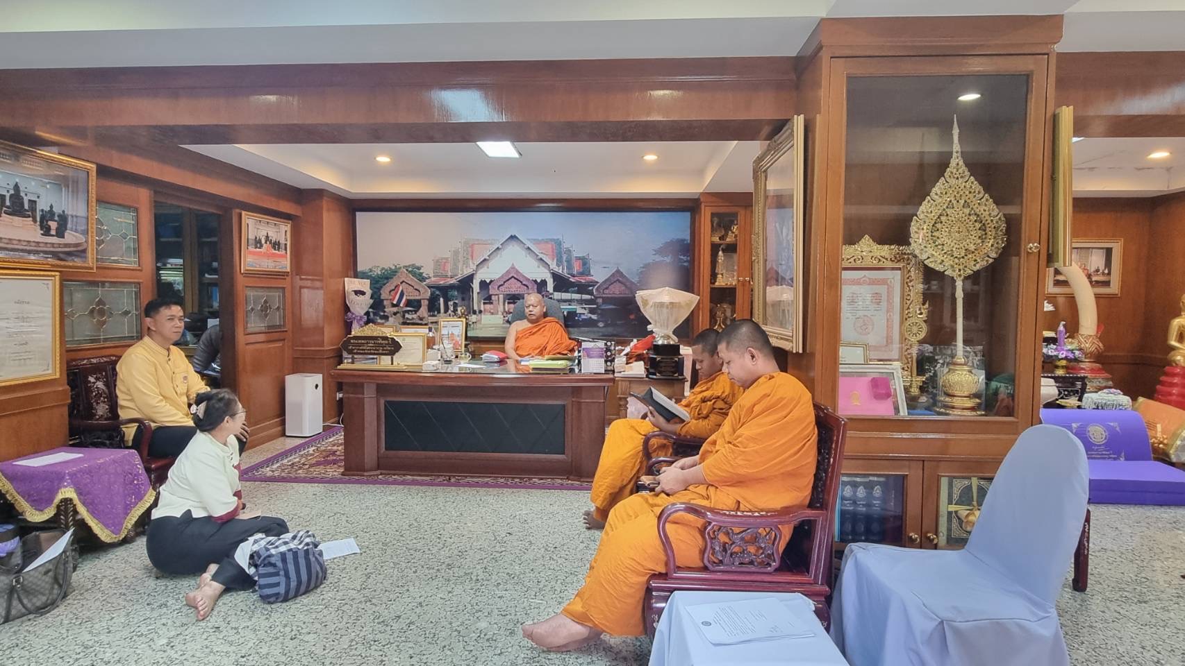 พช. ฉะเชิงเทรา ประสานเตรียมความพร้อมในการจัดพิธีมอบเงินพระราชทานขวัญถุงกองทุนแม่ของแผ่นดิน ประจำปี 2567