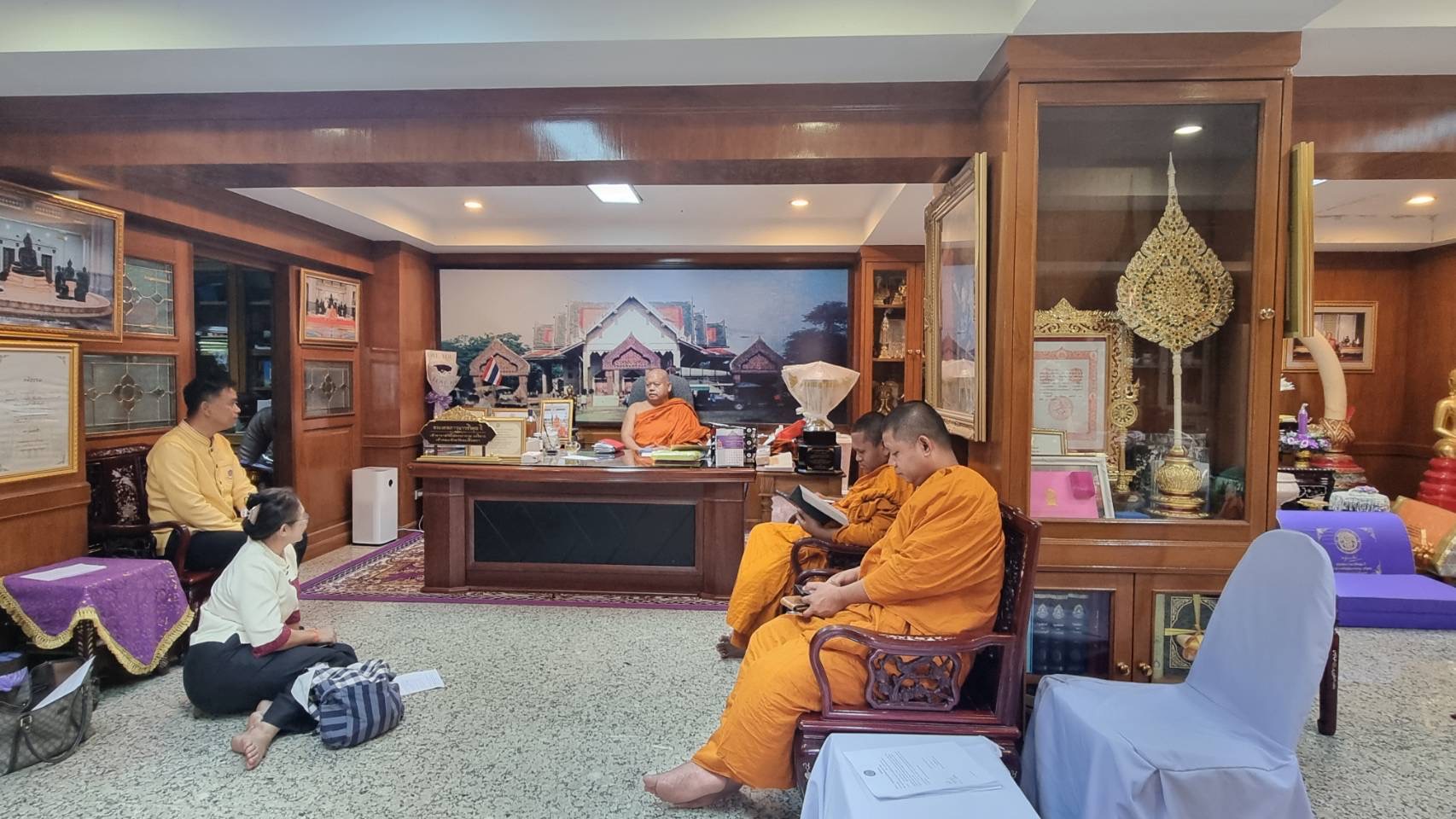 พช. ฉะเชิงเทรา ประสานเตรียมความพร้อมในการจัดพิธีมอบเงินพระราชทานขวัญถุงกองทุนแม่ของแผ่นดิน ประจำปี 2567