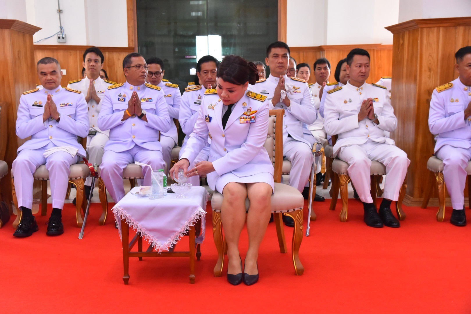 พช.แปดริ้ว จัดพิธีมอบเงินพระราชทานขวัญถุงกองทุนแม่ของแผ่นดิน ประจำปี ๒๕๖๗