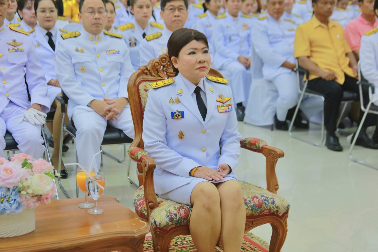 พช.แปดริ้วร่วม“พิธีรำลึกในพระมหากรุณาธิคุณ พระบิดาแห่งฝนหลวง ประจำปี ๒๕๖๗”