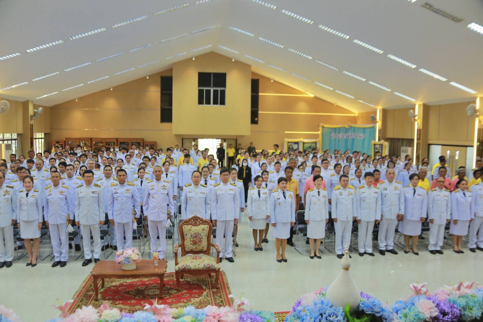 พช.แปดริ้วร่วม“พิธีรำลึกในพระมหากรุณาธิคุณ พระบิดาแห่งฝนหลวง ประจำปี ๒๕๖๗”