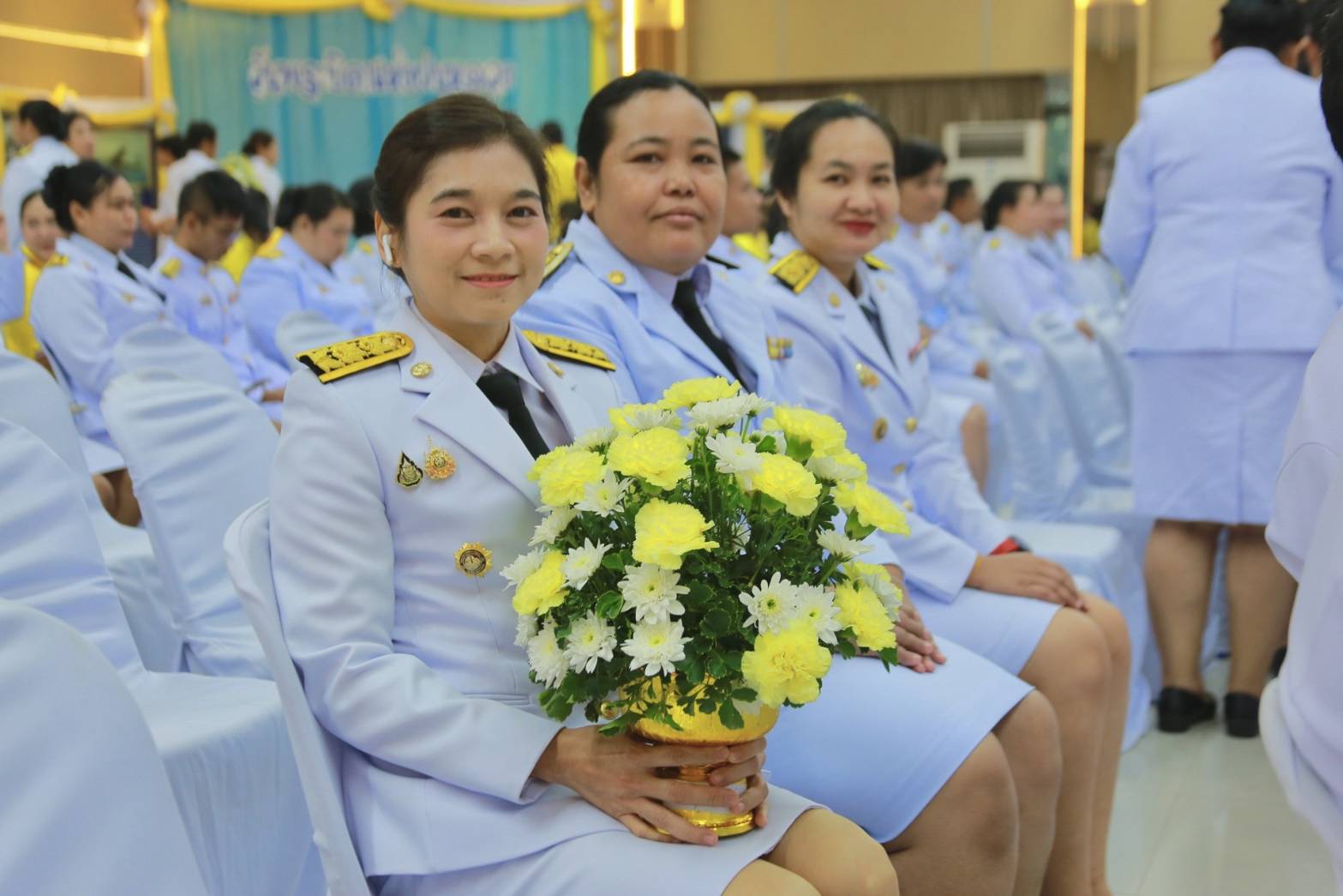 พช.แปดริ้วร่วม“พิธีรำลึกในพระมหากรุณาธิคุณ พระบิดาแห่งฝนหลวง ประจำปี ๒๕๖๗”