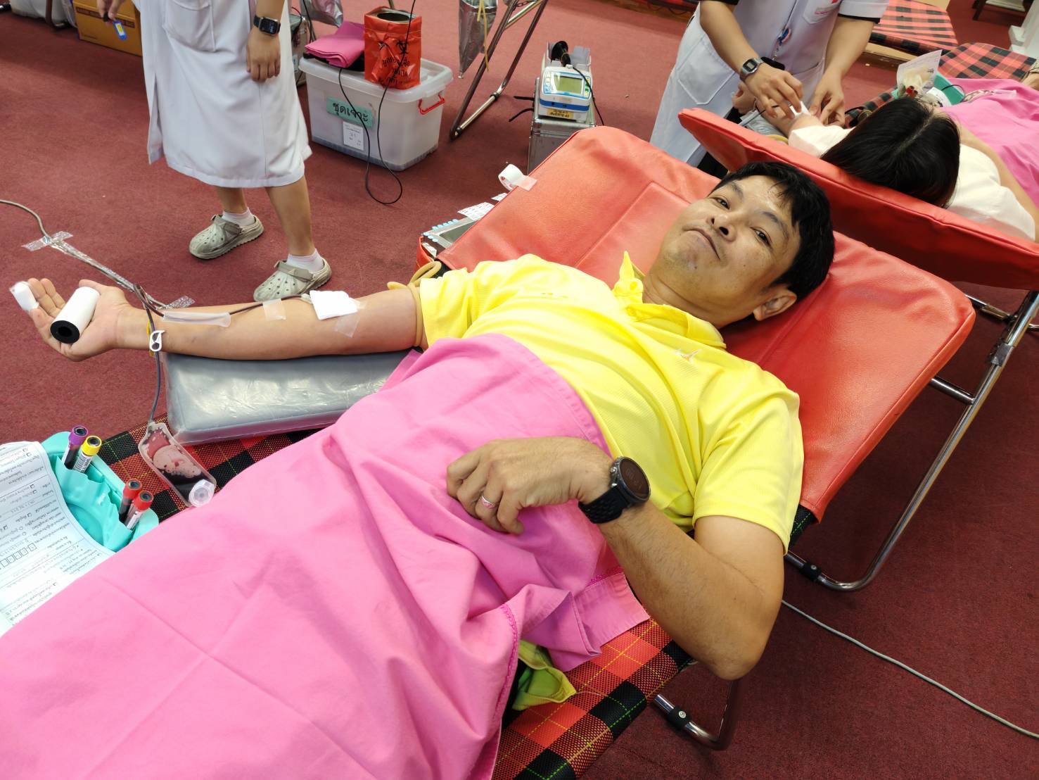 พช. แปดริ้ว ร่วมบริจาคโลหิตถวายเป็นพระราชกุศล ครั้งที่ 1/2568