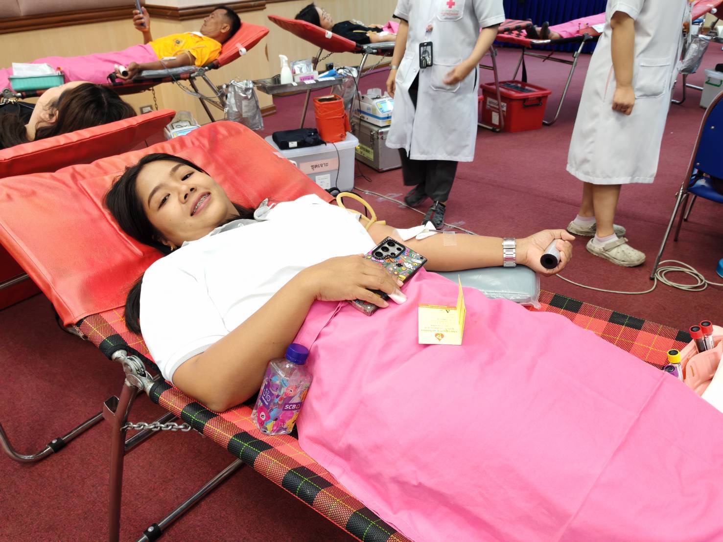 พช. แปดริ้ว ร่วมบริจาคโลหิตถวายเป็นพระราชกุศล ครั้งที่ 1/2568