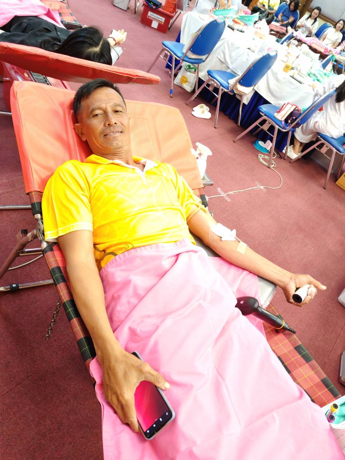 พช. แปดริ้ว ร่วมบริจาคโลหิตถวายเป็นพระราชกุศล ครั้งที่ 1/2568