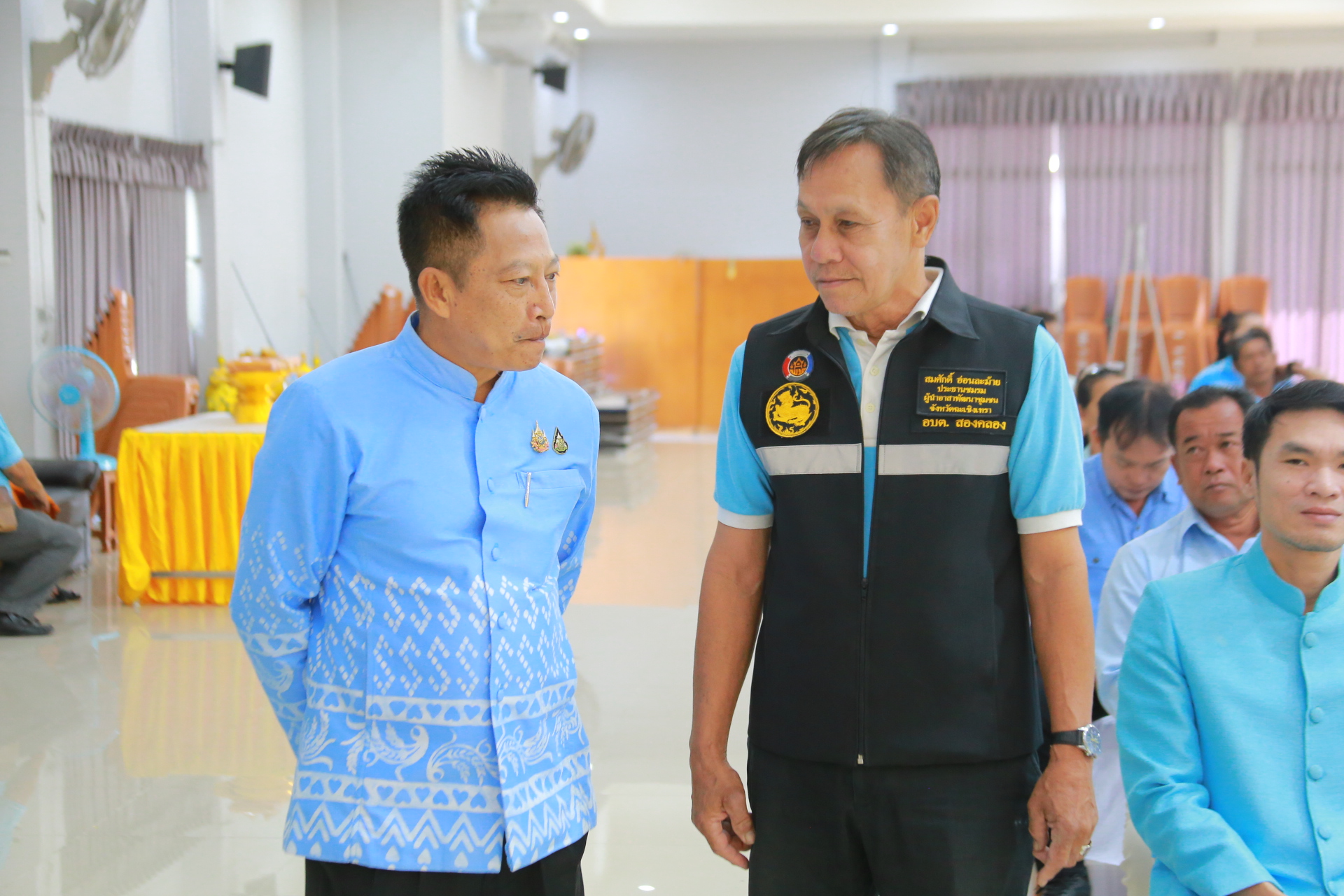 “สานต่อพระราชปณิธาน ผ่านพิธีทอดผ้าป่ากองทุนแม่ของแผ่นดิน อำเภอบางปะกง จังหวัดฉะเชิงเทรา”