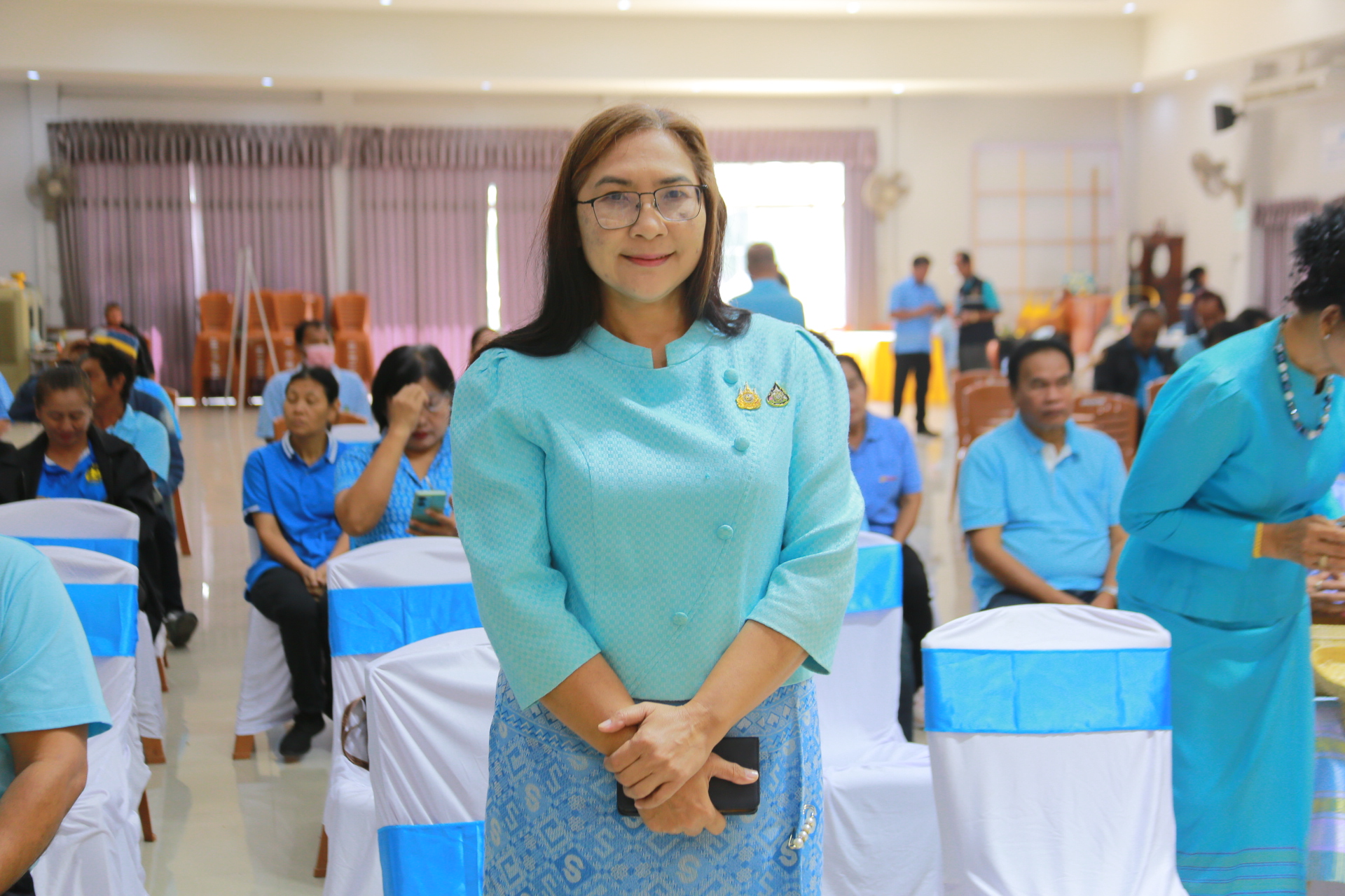 “สานต่อพระราชปณิธาน ผ่านพิธีทอดผ้าป่ากองทุนแม่ของแผ่นดิน อำเภอบางปะกง จังหวัดฉะเชิงเทรา”