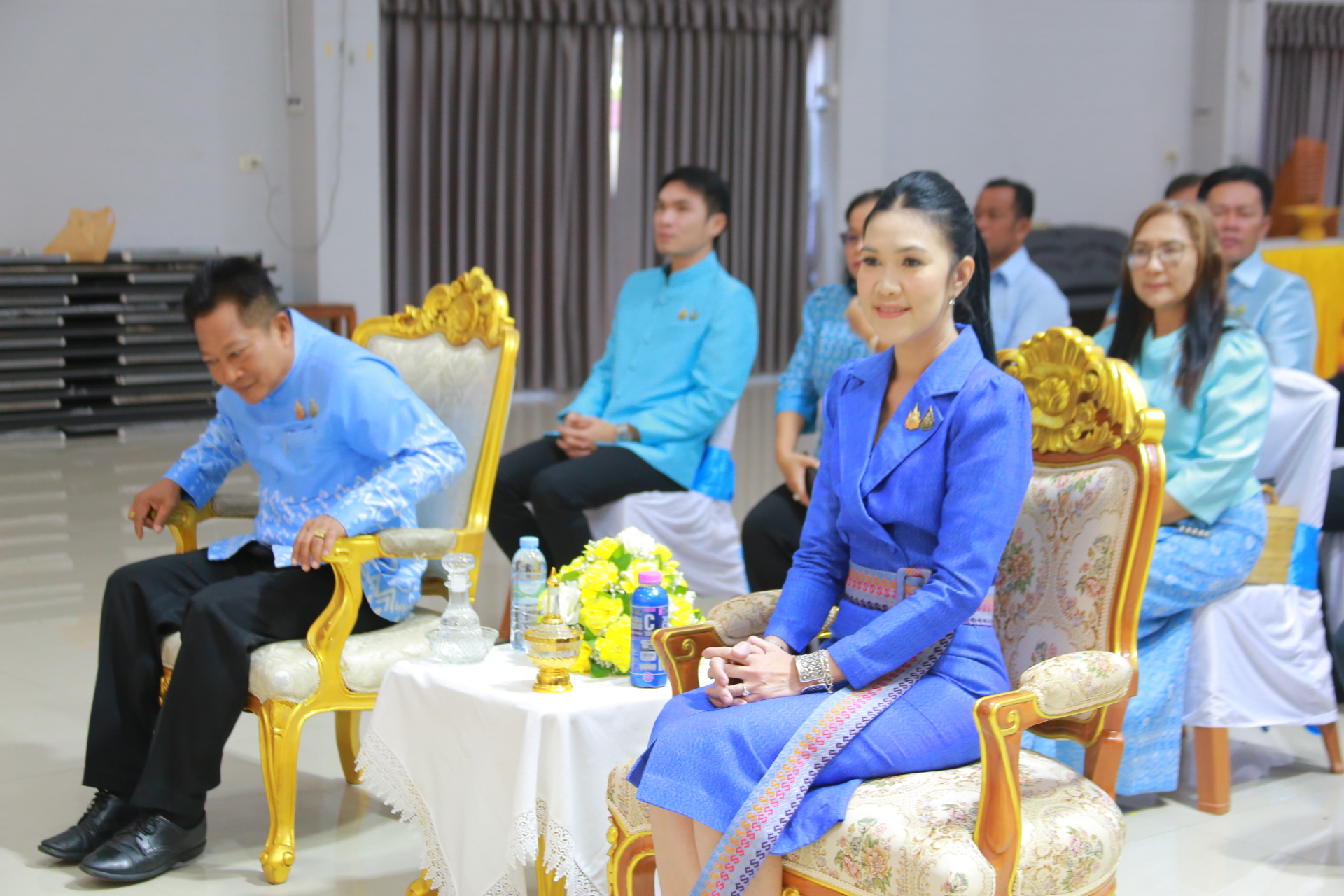 “สานต่อพระราชปณิธาน ผ่านพิธีทอดผ้าป่ากองทุนแม่ของแผ่นดิน อำเภอบางปะกง จังหวัดฉะเชิงเทรา”