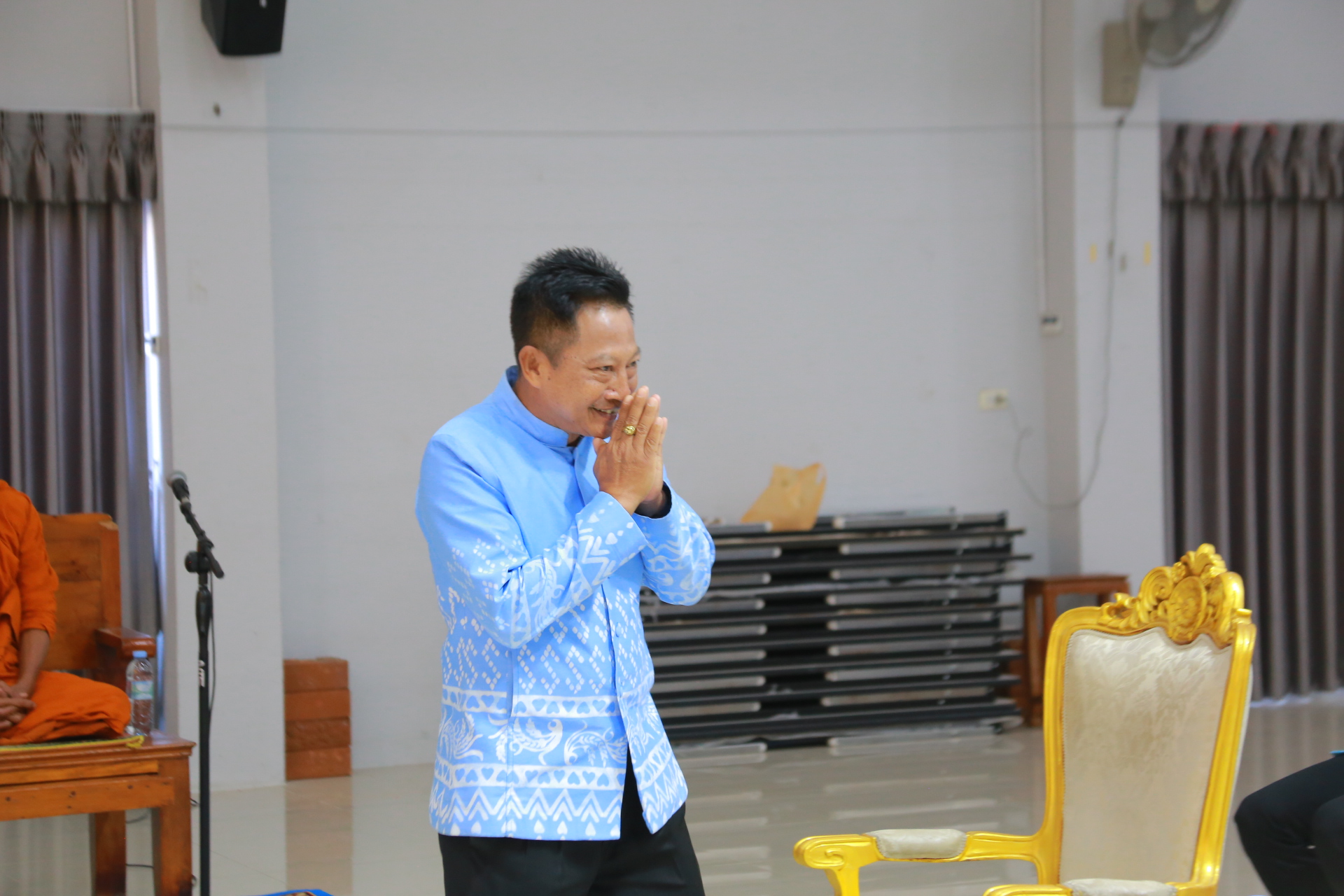 “สานต่อพระราชปณิธาน ผ่านพิธีทอดผ้าป่ากองทุนแม่ของแผ่นดิน อำเภอบางปะกง จังหวัดฉะเชิงเทรา”