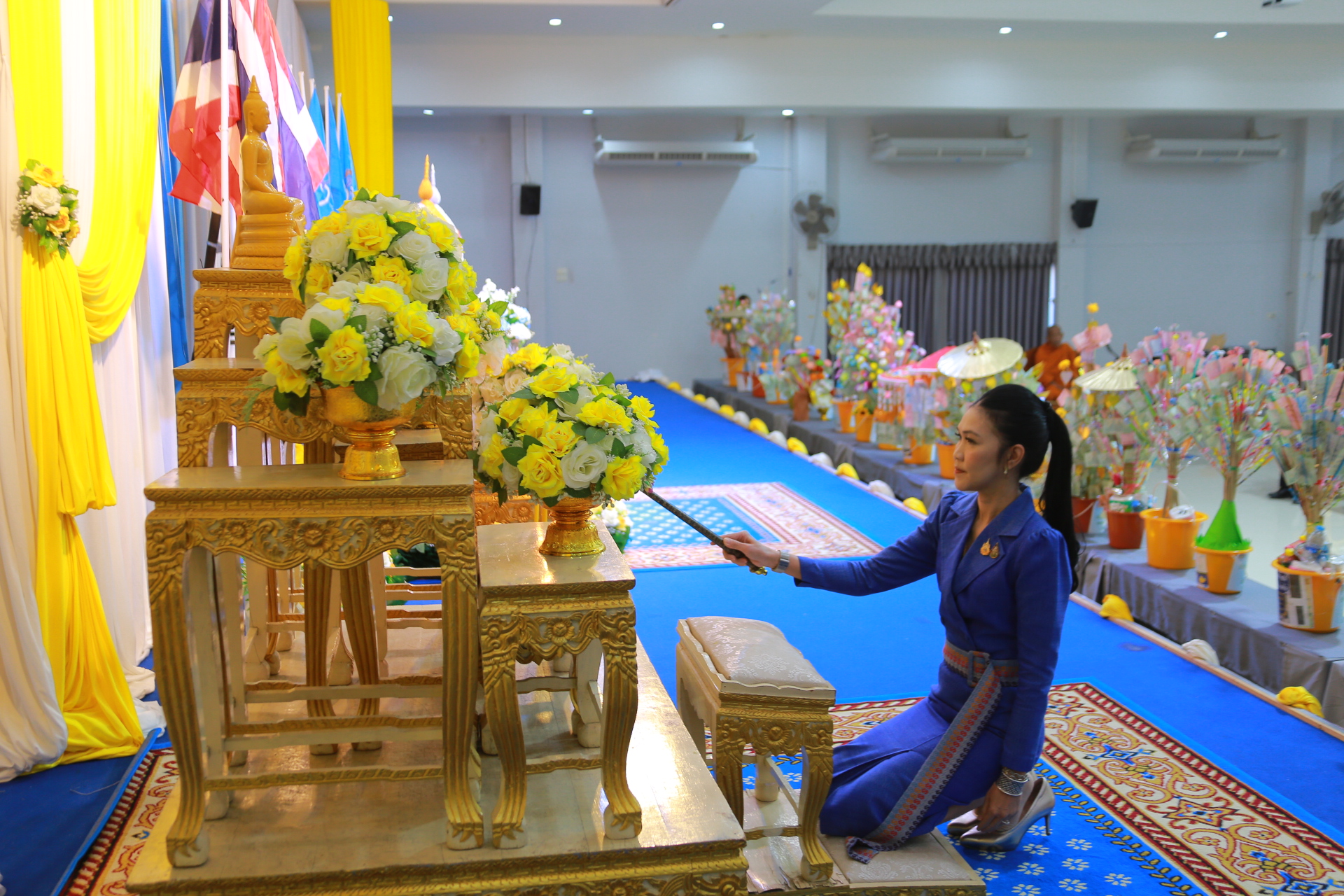 “สานต่อพระราชปณิธาน ผ่านพิธีทอดผ้าป่ากองทุนแม่ของแผ่นดิน อำเภอบางปะกง จังหวัดฉะเชิงเทรา”
