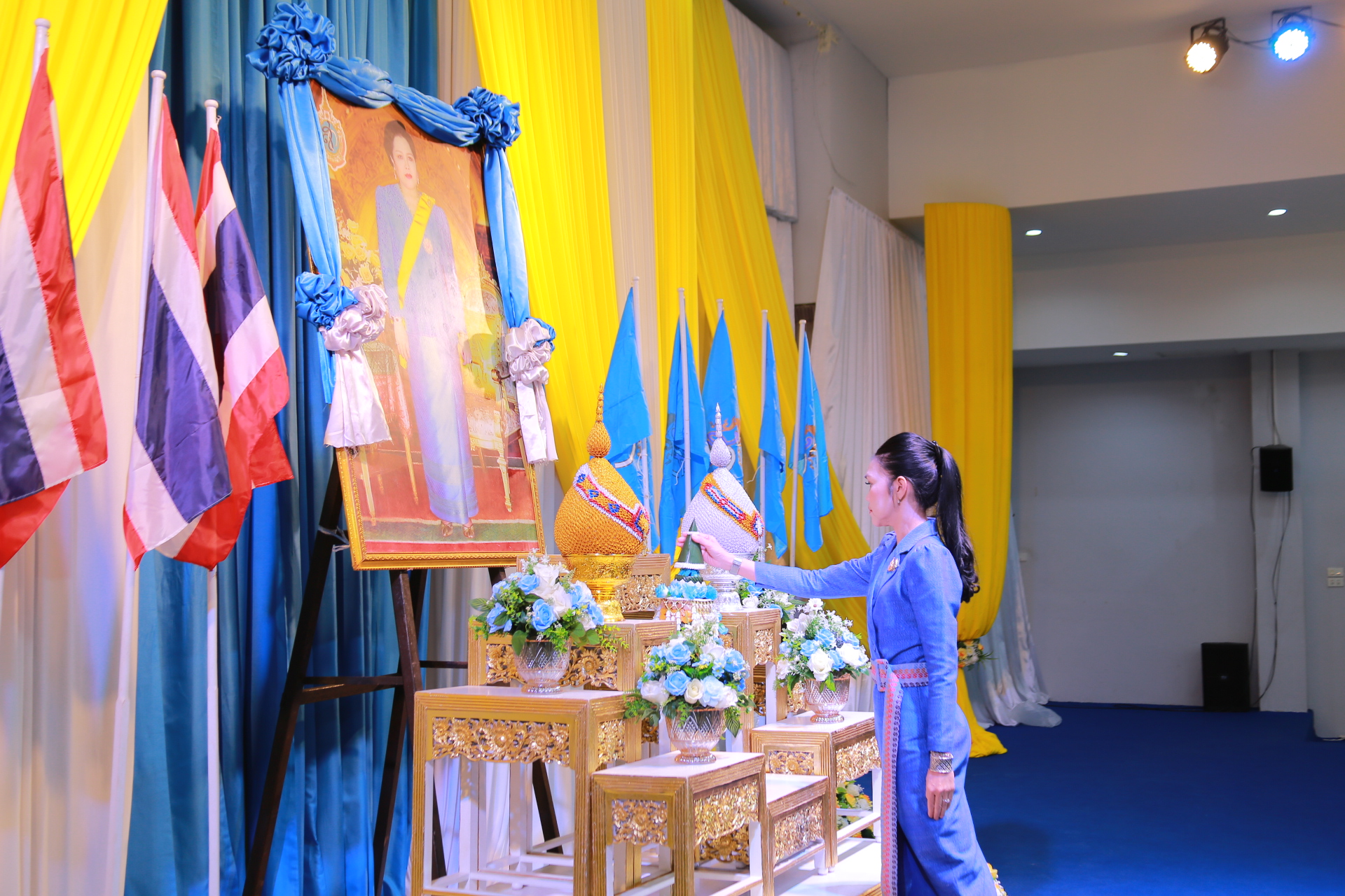 “สานต่อพระราชปณิธาน ผ่านพิธีทอดผ้าป่ากองทุนแม่ของแผ่นดิน อำเภอบางปะกง จังหวัดฉะเชิงเทรา”