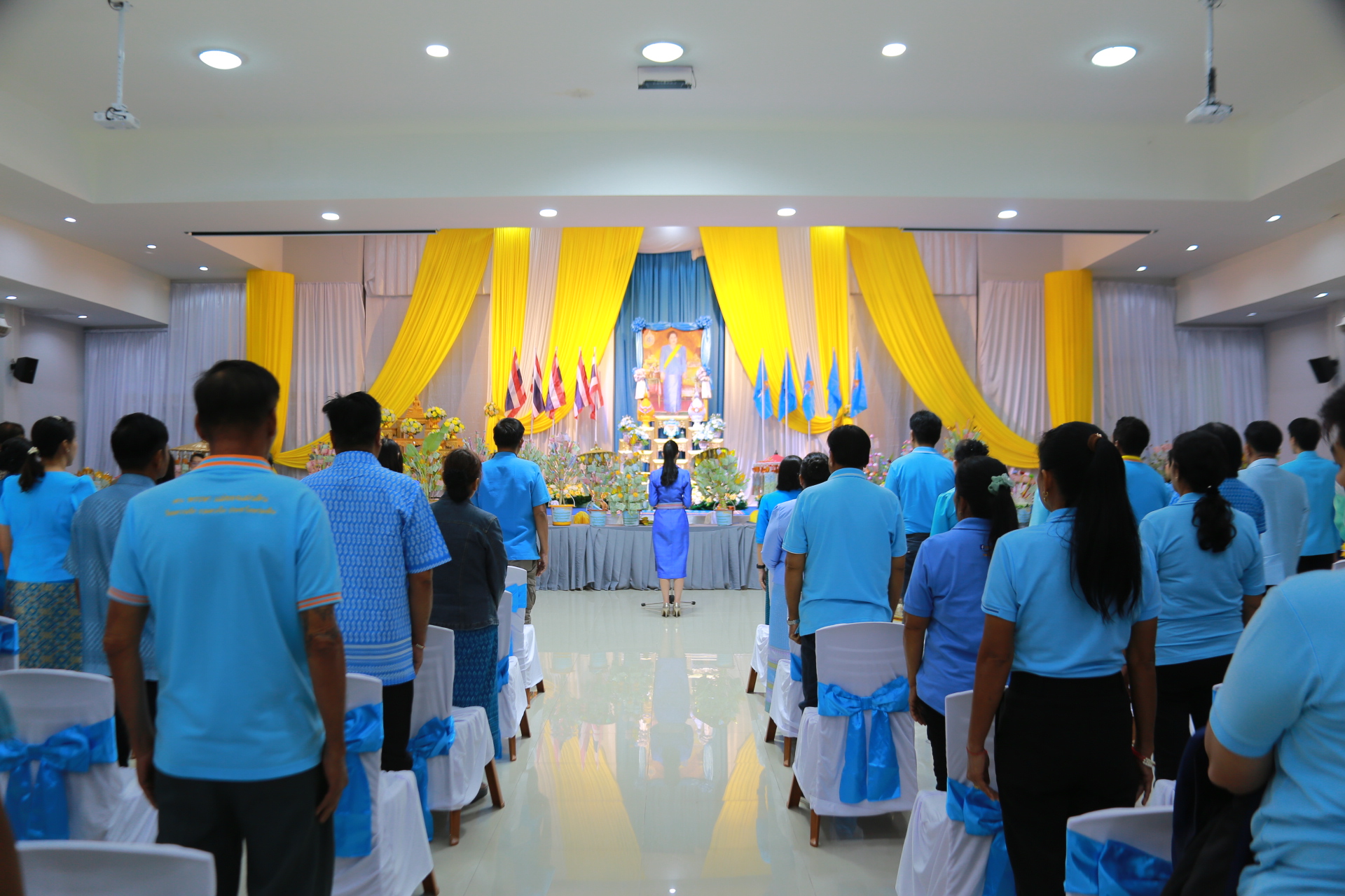 “สานต่อพระราชปณิธาน ผ่านพิธีทอดผ้าป่ากองทุนแม่ของแผ่นดิน อำเภอบางปะกง จังหวัดฉะเชิงเทรา”