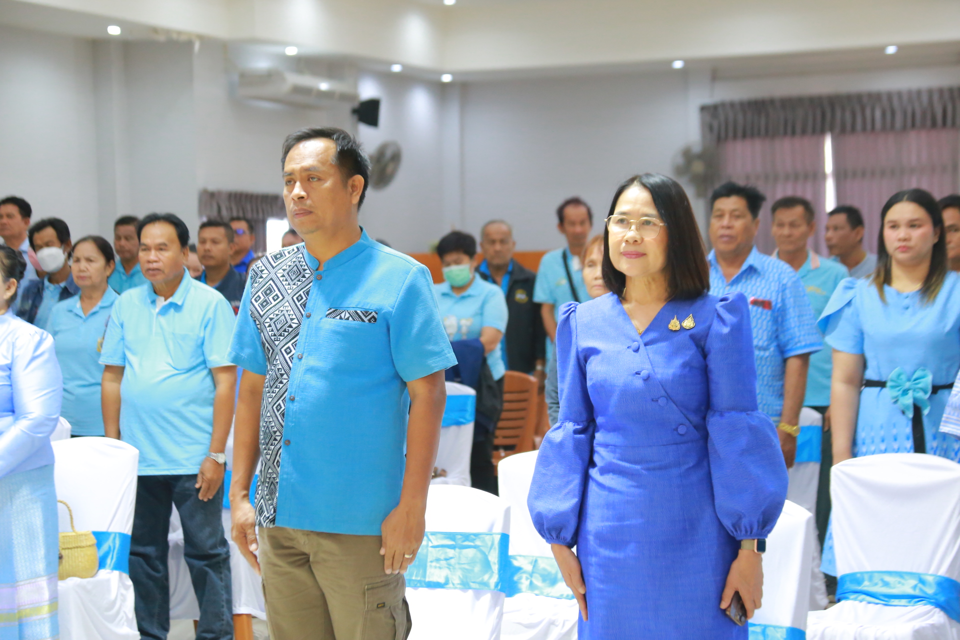 “สานต่อพระราชปณิธาน ผ่านพิธีทอดผ้าป่ากองทุนแม่ของแผ่นดิน อำเภอบางปะกง จังหวัดฉะเชิงเทรา”