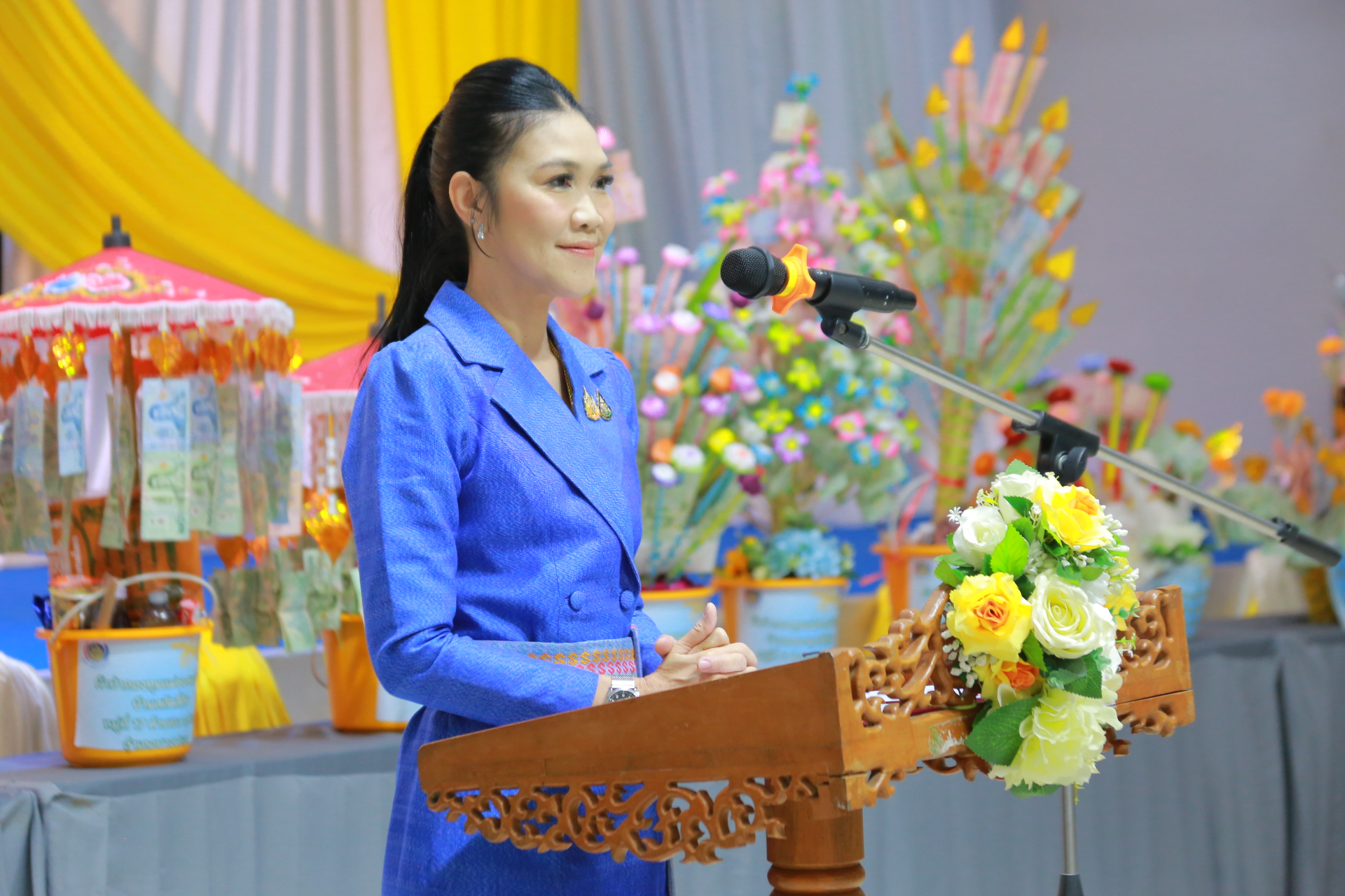 “สานต่อพระราชปณิธาน ผ่านพิธีทอดผ้าป่ากองทุนแม่ของแผ่นดิน อำเภอบางปะกง จังหวัดฉะเชิงเทรา”