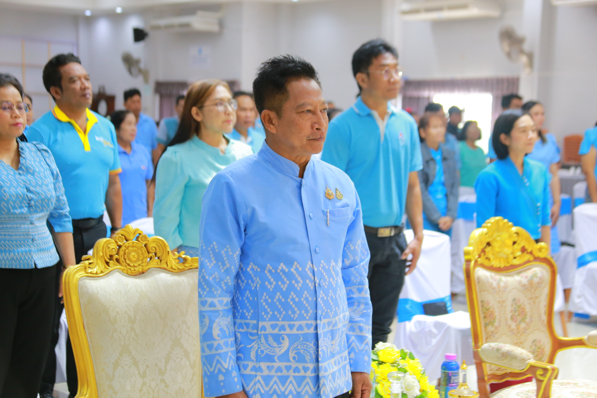 “สานต่อพระราชปณิธาน ผ่านพิธีทอดผ้าป่ากองทุนแม่ของแผ่นดิน อำเภอบางปะกง จังหวัดฉะเชิงเทรา”