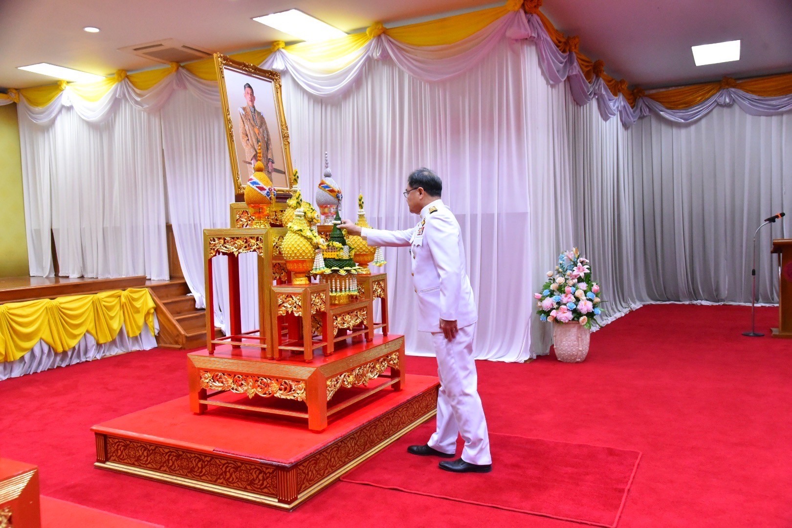 พช.แปดริ้ว ร่วมกิจกรรมเฉลิมพระเกียรติพระบาทสมเด็จพระเจ้าอยู่หัว เนื่องในพระราชพิธีสมมงคลพระชนมายุเท่าพระบาทสมเด็จพระพุทธยอดฟ้าจุฬาโลกมหาราช