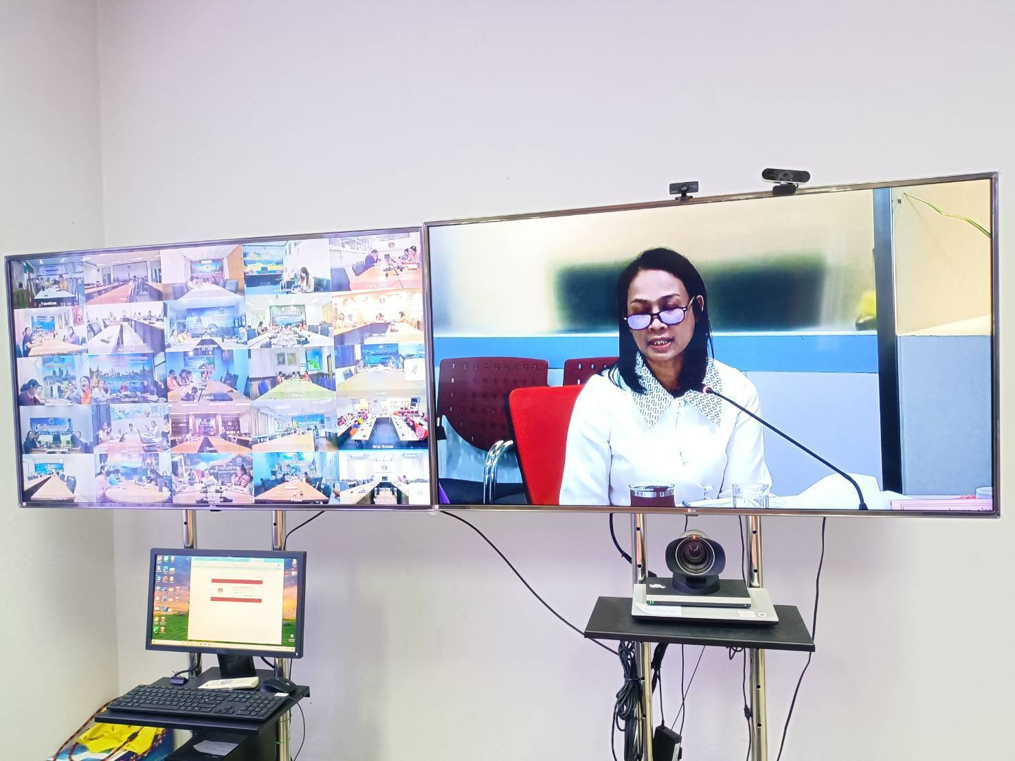 พช. ฉะเชิงเทรา ร่วมประชุมชี้แจง เร่งรัด กำกับ ติดตาม การดำเนินงานกองทุนพัฒนาบทบาทสตรี