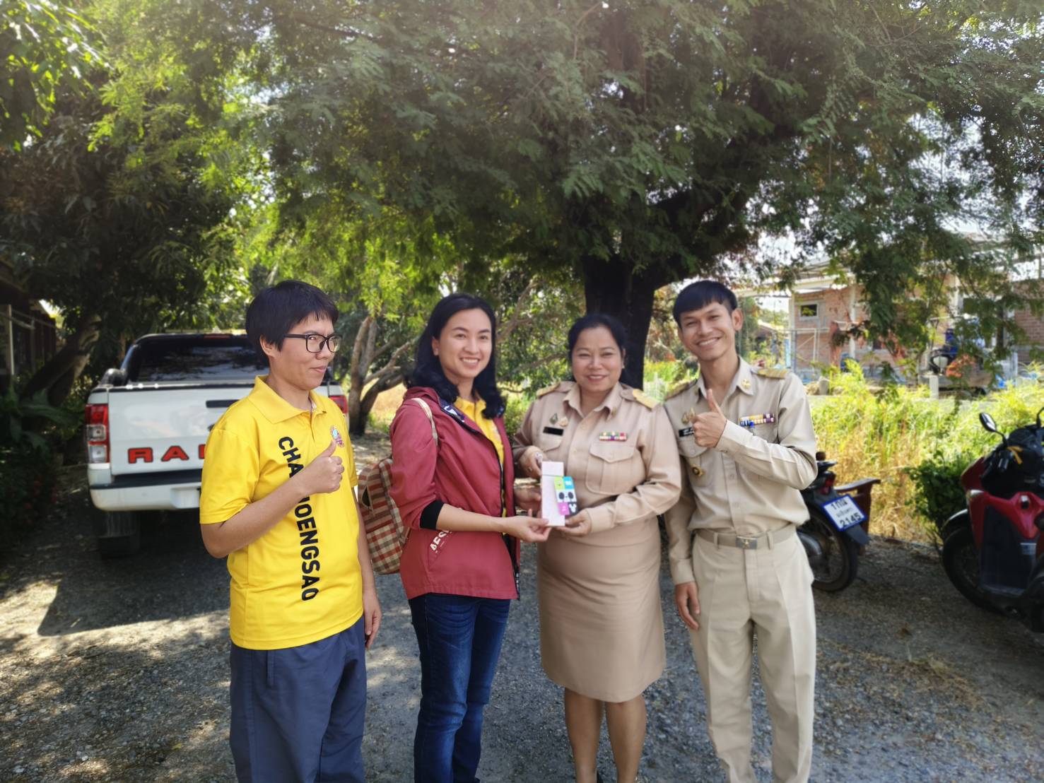 🎉 พช. ฉะเชิงเทรา ร่วมแสดงความยินดีกับนางศศิฉาย สุคนธฉายา ในโอกาสดำรงตำแหน่งพัฒนาการอำเภอคลองเขื่อน