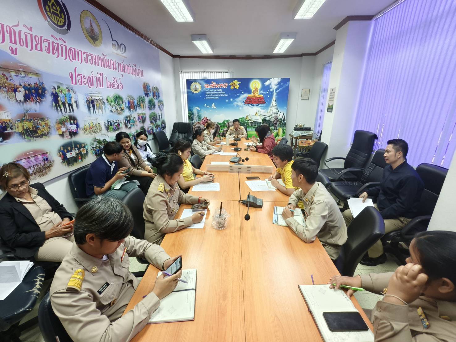 📢 พช. ฉะเชิงเทรา จัดประชุม Monday Talk เพื่อขับเคลื่อนงานพัฒนาชุมชน