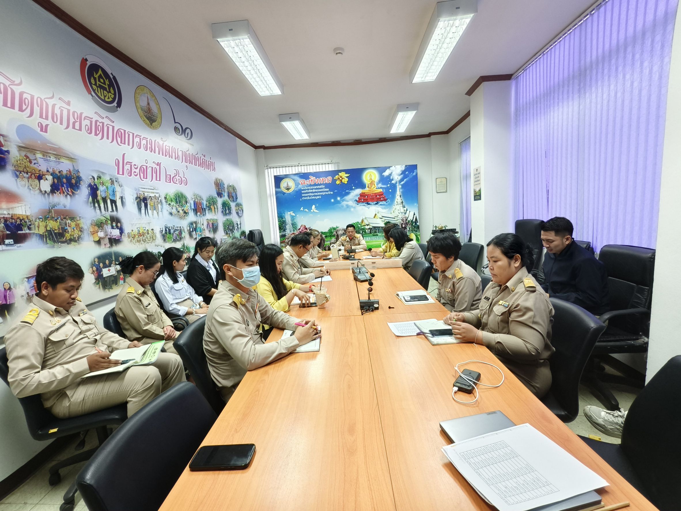 📢 พช. ฉะเชิงเทรา จัดประชุม Monday Talk เพื่อขับเคลื่อนงานพัฒนาชุมชน