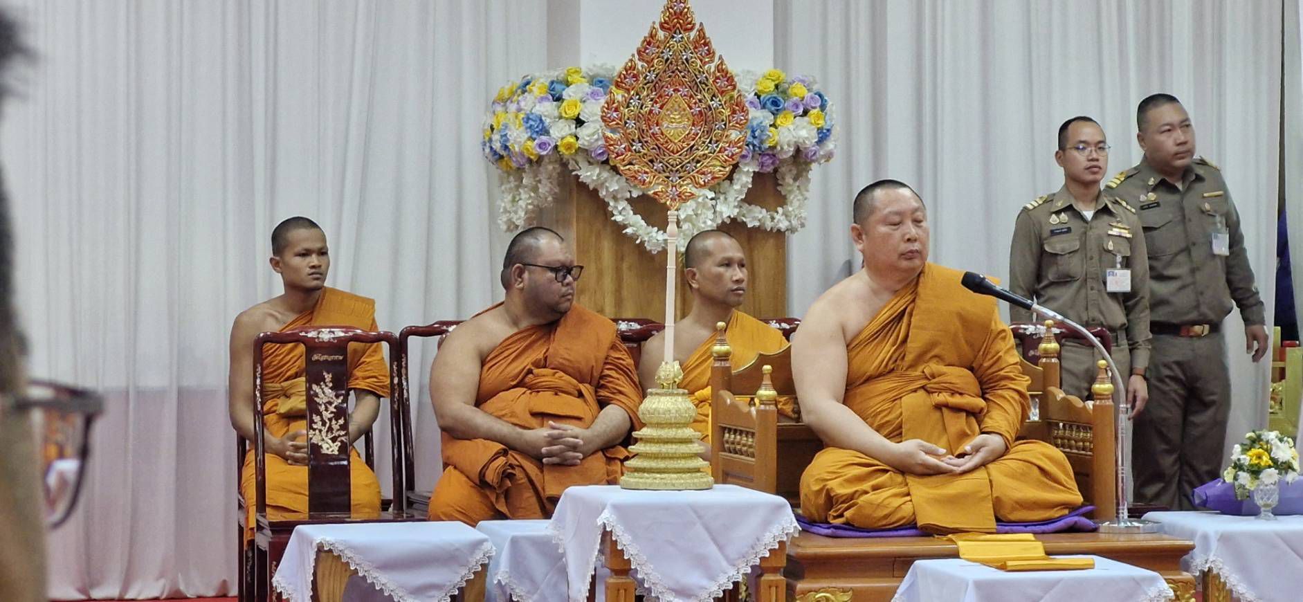 พช. ฉะเชิงเทรา ร่วมพิธีถวายภัตตาหารพระราชทาน ของพระบาทสมเด็จพระเจ้าอยู่หัว