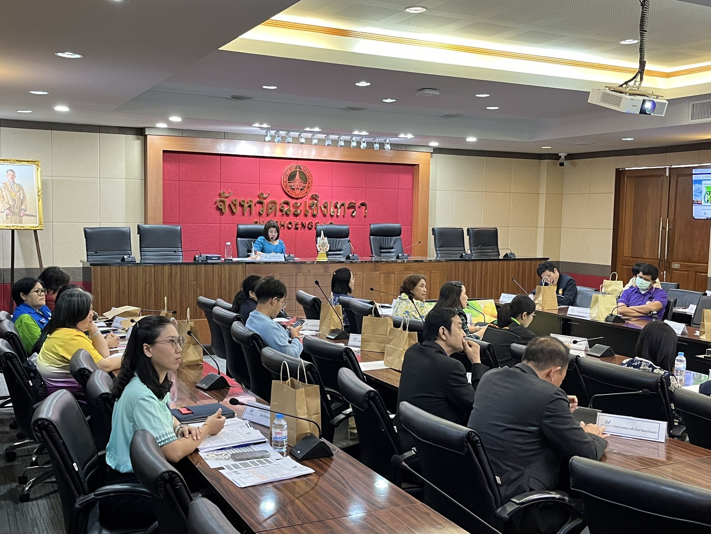 พช.แปดริ้วเข้าร่วมประชุมคณะกรรมการสถิติระดับจังหวัด