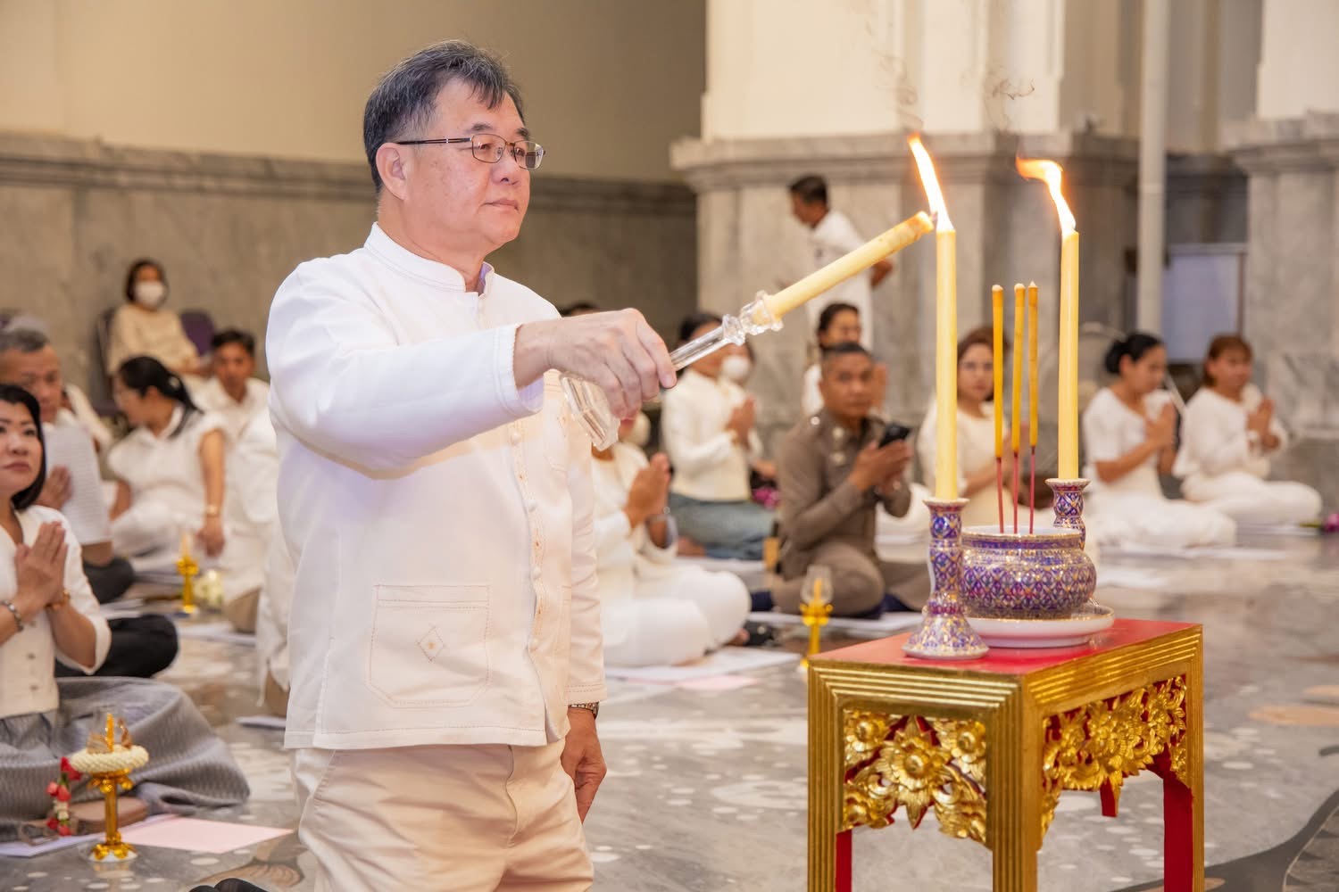 🍀☘️พช.ฉะเชิงเทรา ร่วมโครงการส่งเสริมการเผยแผ่พระพุทธศาสนาเนื่องในเทศกาลวันสำคัญทางพระพุทธศาสนา (วันมาฆบูชา) ประจำปีพุทธศักราช ๒๕๖๘ จังหวัดฉะเชิงเทรา
