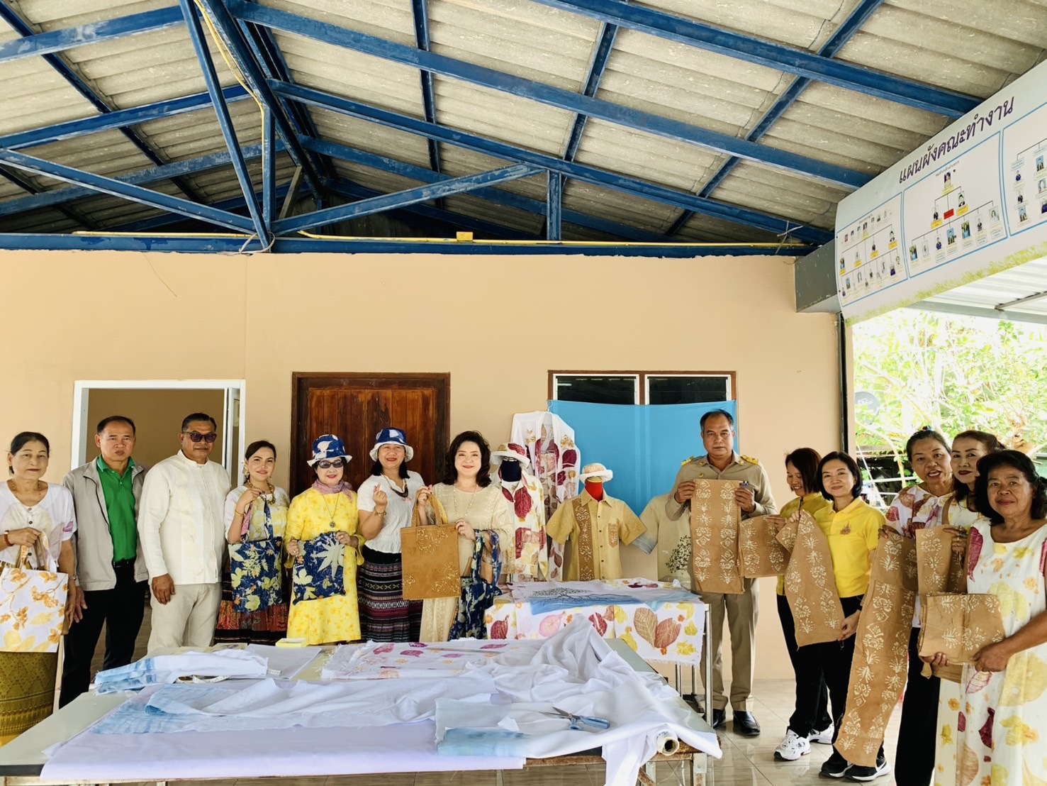 💃พช. ฉะเชิงเทรา ขับเคลื่อนโครงการ “ผ้าไทยใส่ให้สนุก”