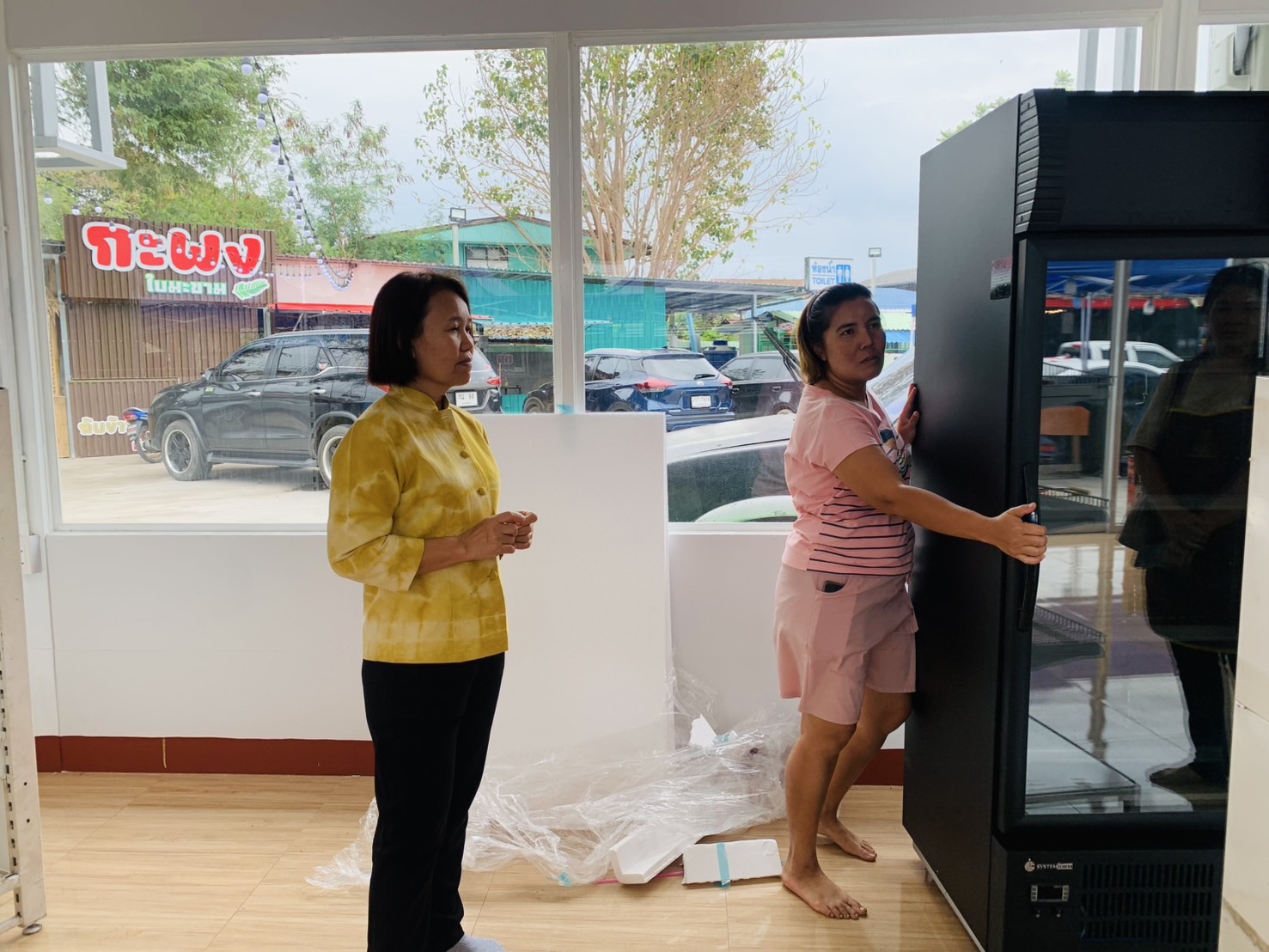 😋พช. ฉะเชิงเทรา ลงพื้นดูสถานที่ตลาดพุงกาง