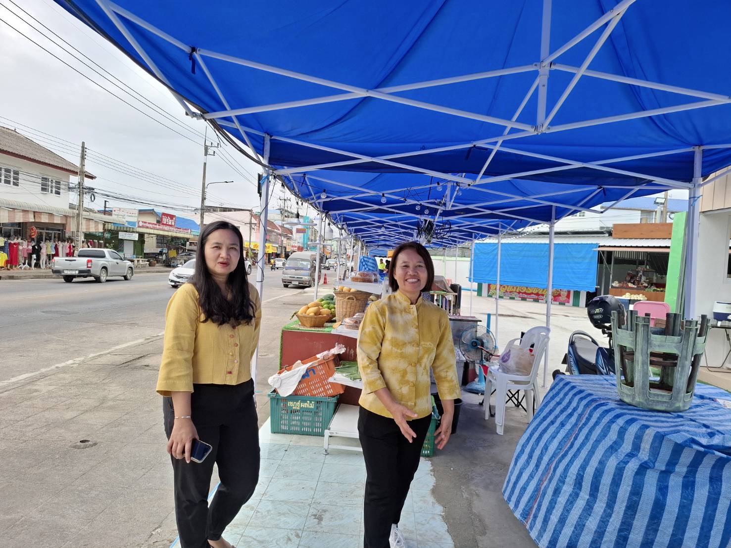 😋พช. ฉะเชิงเทรา ลงพื้นดูสถานที่ตลาดพุงกาง