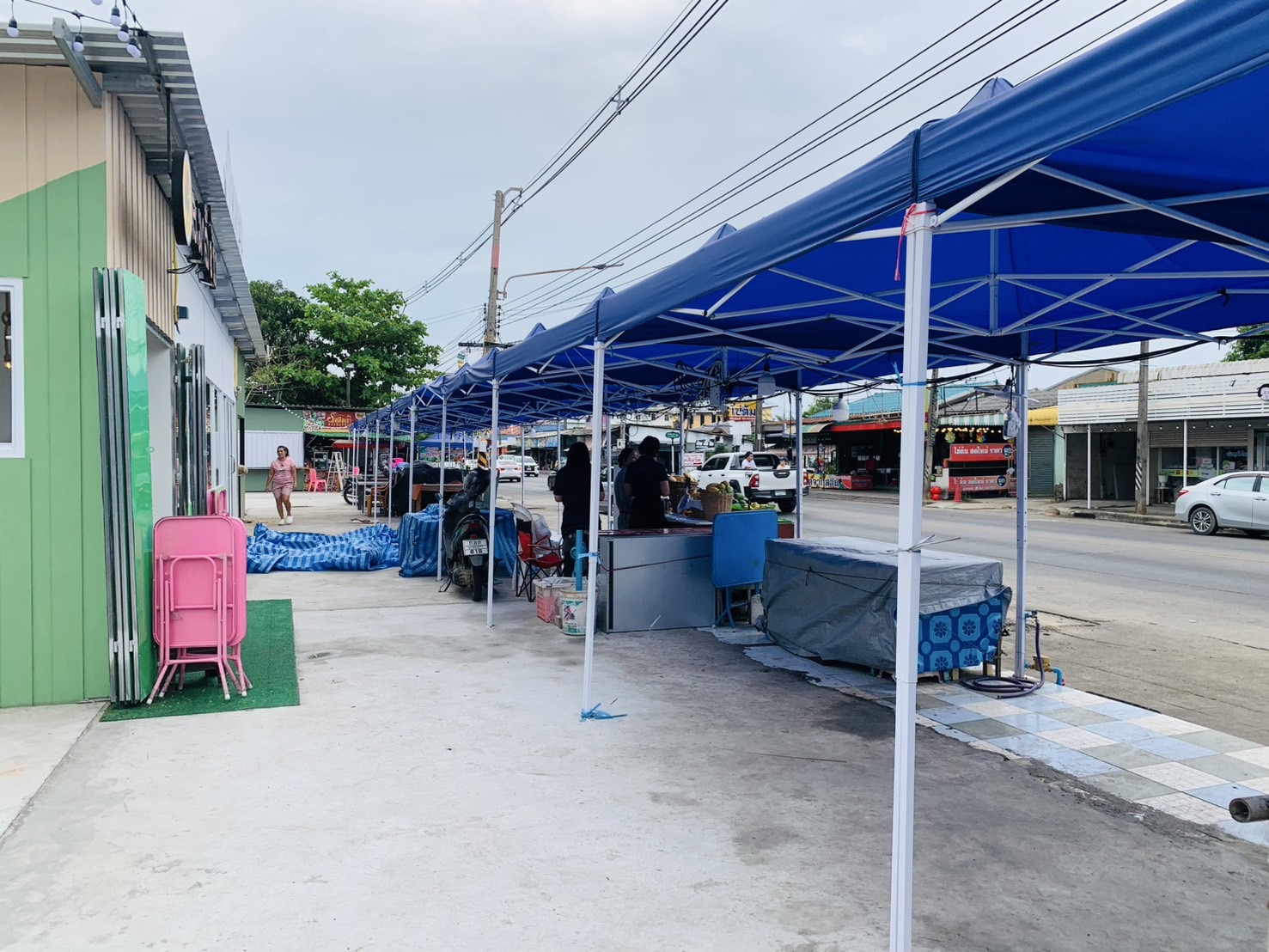 😋พช. ฉะเชิงเทรา ลงพื้นดูสถานที่ตลาดพุงกาง