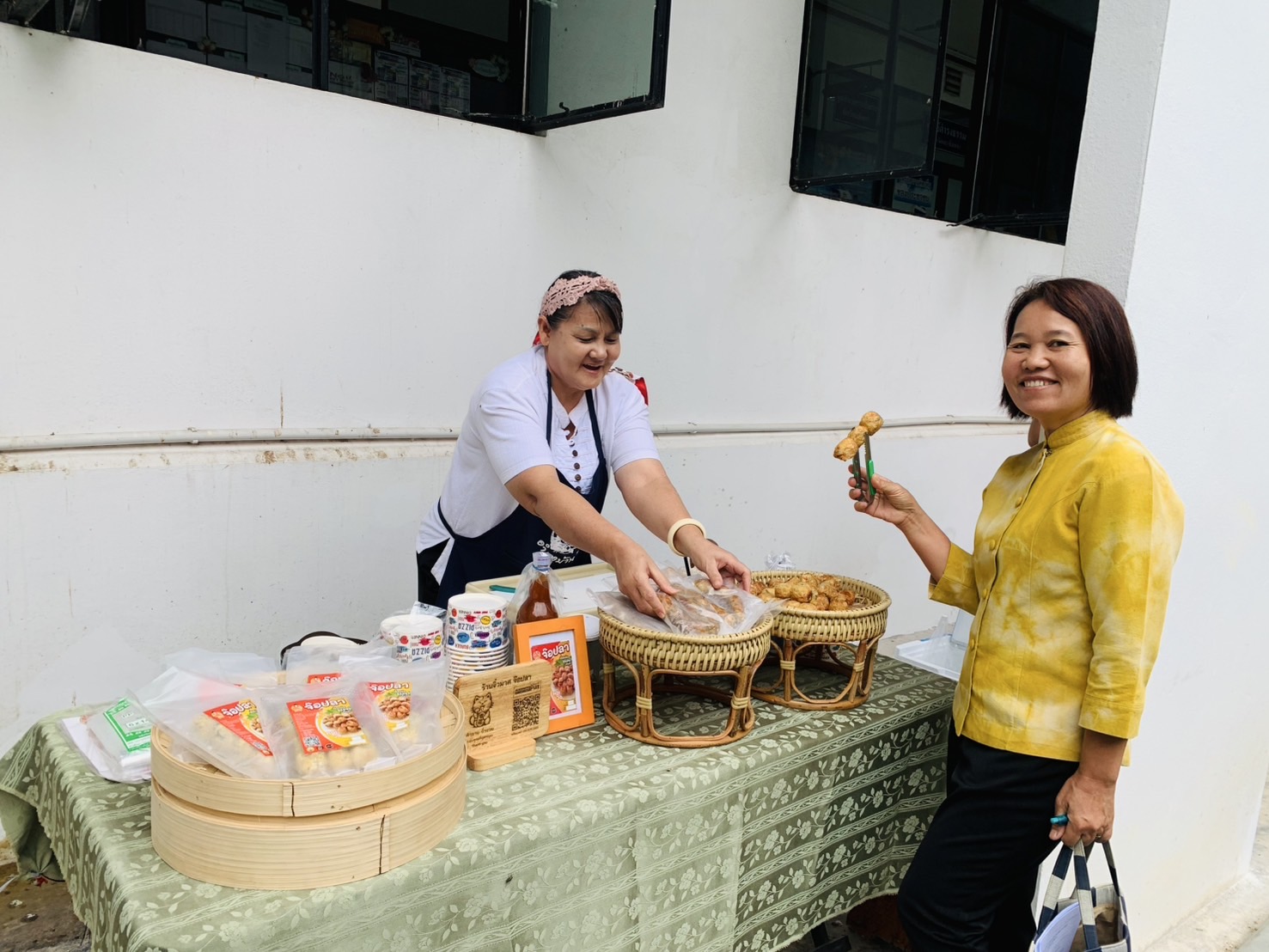 🥗พช.ฉะเชิงเทรา ส่งเสริมช่องทางการตลาด “ตลาดกลางลาน@ศาลากลาง♾️ริ้ว