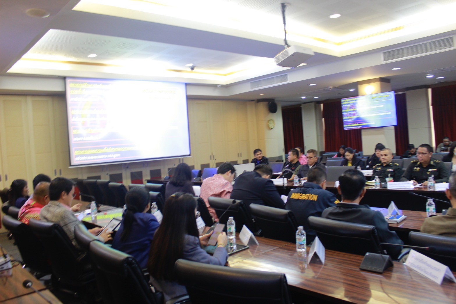 พช.ฉะเชิงเทรา ร่วมประชุมเชิงปฏิบัติการบูรณาการ การบริหารจัดการความมั่นคง จังหวัดฉะเชิงเทรา