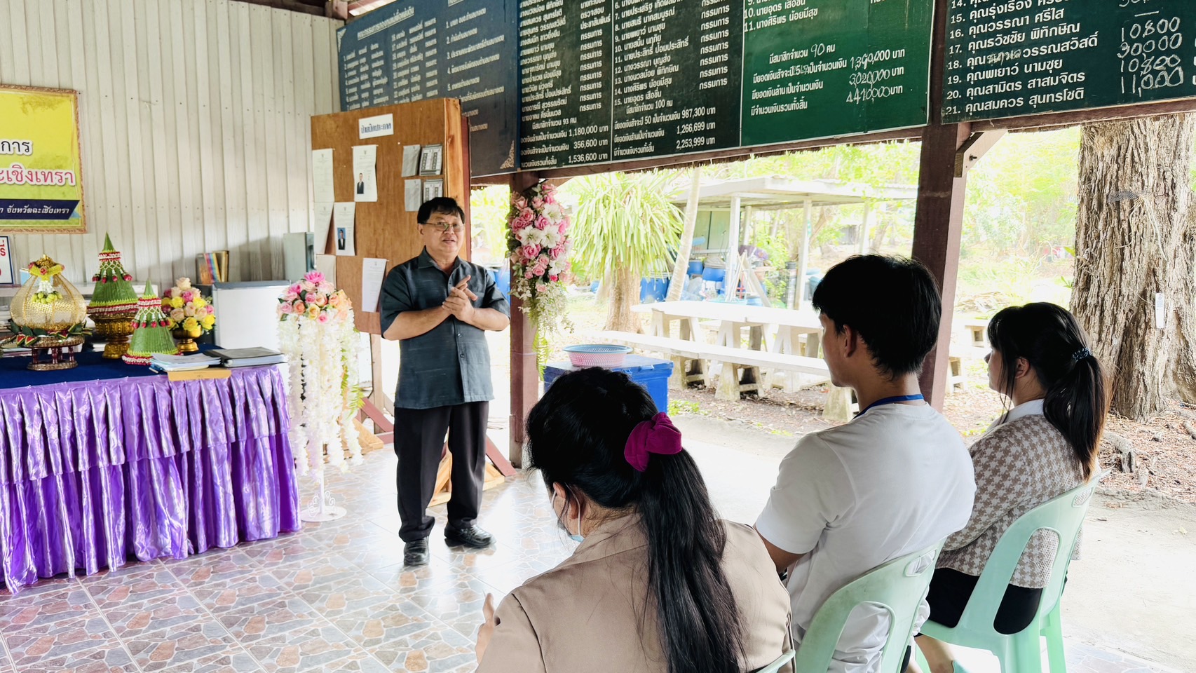 พช. ฉะเชิงเทรา สนับสนุนการดำเนินโครงการพัฒนาข้าราชการพลเรือนสามัญที่อยู่ระหว่างทดลองปฏิบัติราชการ ประจำปีงบประมาณ พ.ศ. 2568 กิจกรรมศึกษาดูงานและลงพื้นที่ ศูนย์ผู้นำจิตอาสาพัฒนาชุมชน ศูนย์เรียนรู้ โคก หนอง นา พัฒนาชุมชน