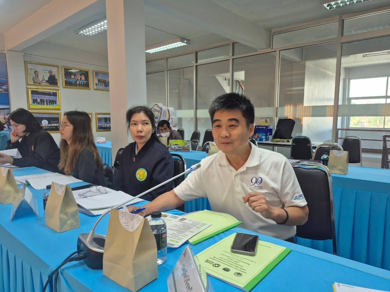 🤝พช. ฉะเชิงเทรา ประชุมคณะกรรมการประสานและขับเคลื่อนนโยบายสานพลังประชารัฐประจำจังหวัด (คสป.)(E3)