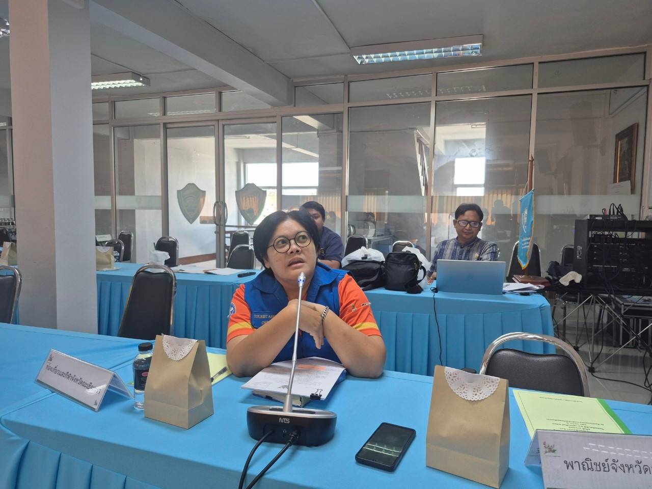 🤝พช. ฉะเชิงเทรา ประชุมคณะกรรมการประสานและขับเคลื่อนนโยบายสานพลังประชารัฐประจำจังหวัด (คสป.)(E3)