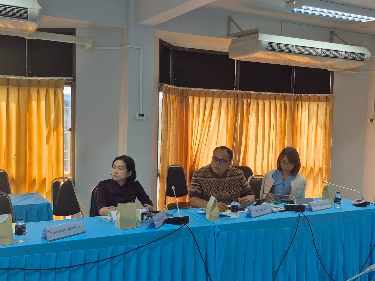 🤝พช. ฉะเชิงเทรา ประชุมคณะกรรมการประสานและขับเคลื่อนนโยบายสานพลังประชารัฐประจำจังหวัด (คสป.)(E3)