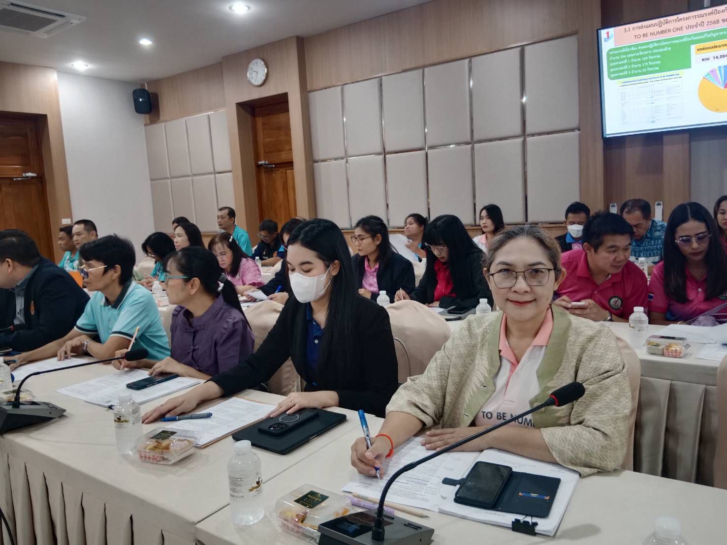 พช. ฉะเชิงเทรา เข้าร่วมประชุมติดตามผลการดำเนินงานชมรม TO BE NUMBER ONE ในสถานประกอบการชุมชนสถานศึกษา และหน่วยงานในสังกัดกระทรวงยุติธรรม จังหวัดฉะเชิงเทรา ปีงบประมาณ 2568 ครั้งที่ 2