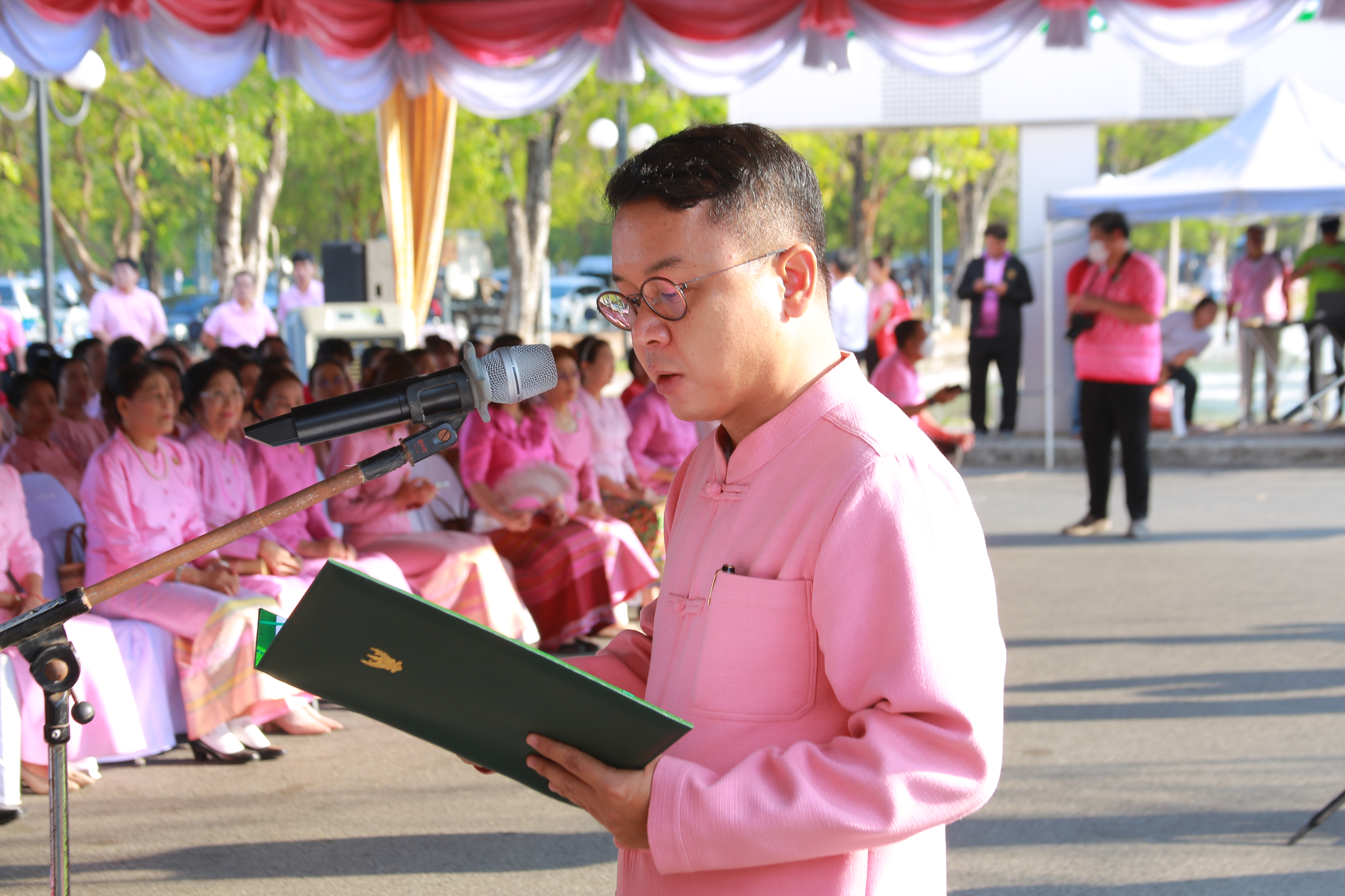 พช.แปดริ้วร่วมพิธีบวงสรวงถวายราชสักการะ และสวดพระพุทธมนต์ถวายเป็นพระราชกุศล แด่รัชกาลที่ 5