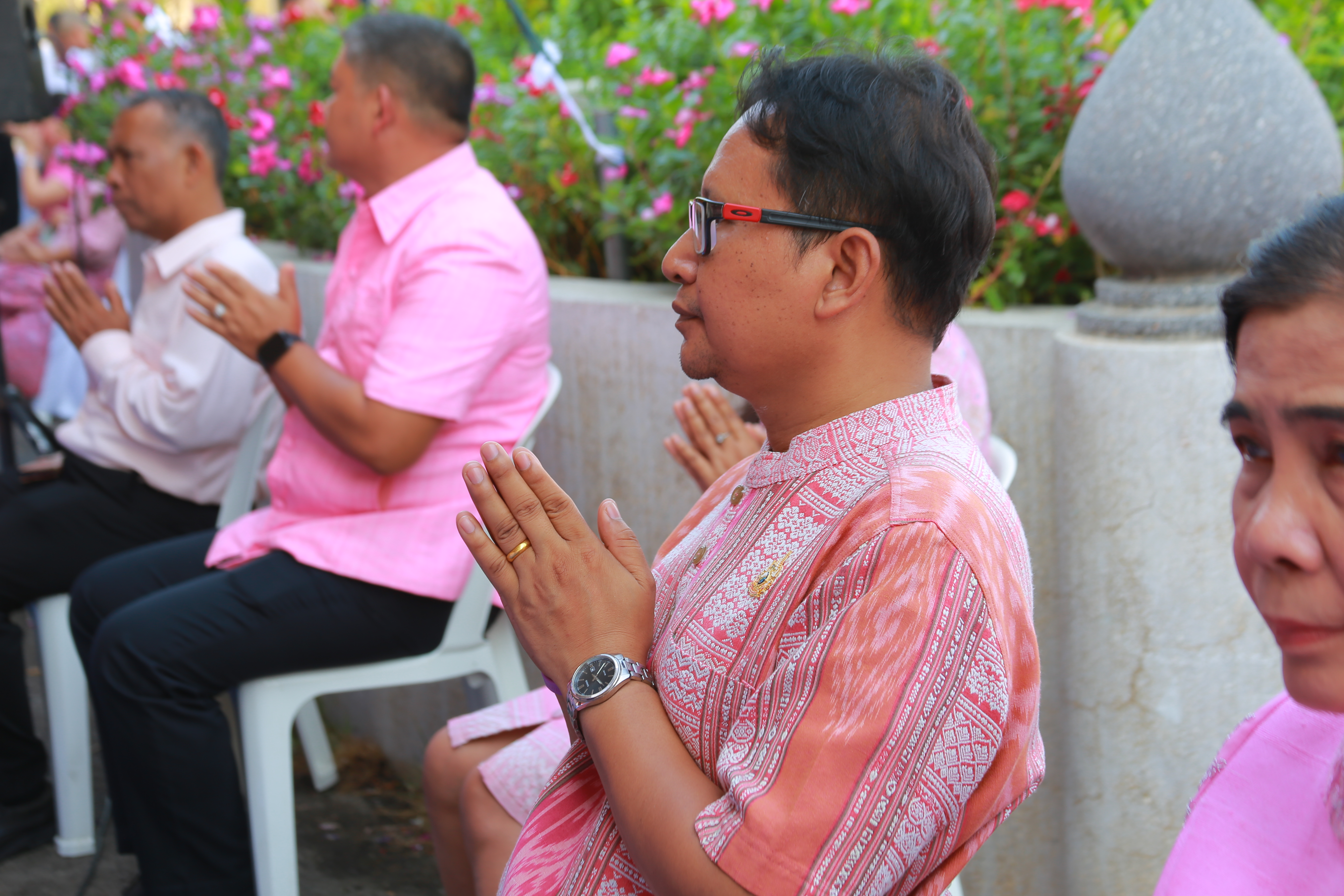 พช.แปดริ้วร่วมพิธีบวงสรวงถวายราชสักการะ และสวดพระพุทธมนต์ถวายเป็นพระราชกุศล แด่รัชกาลที่ 5