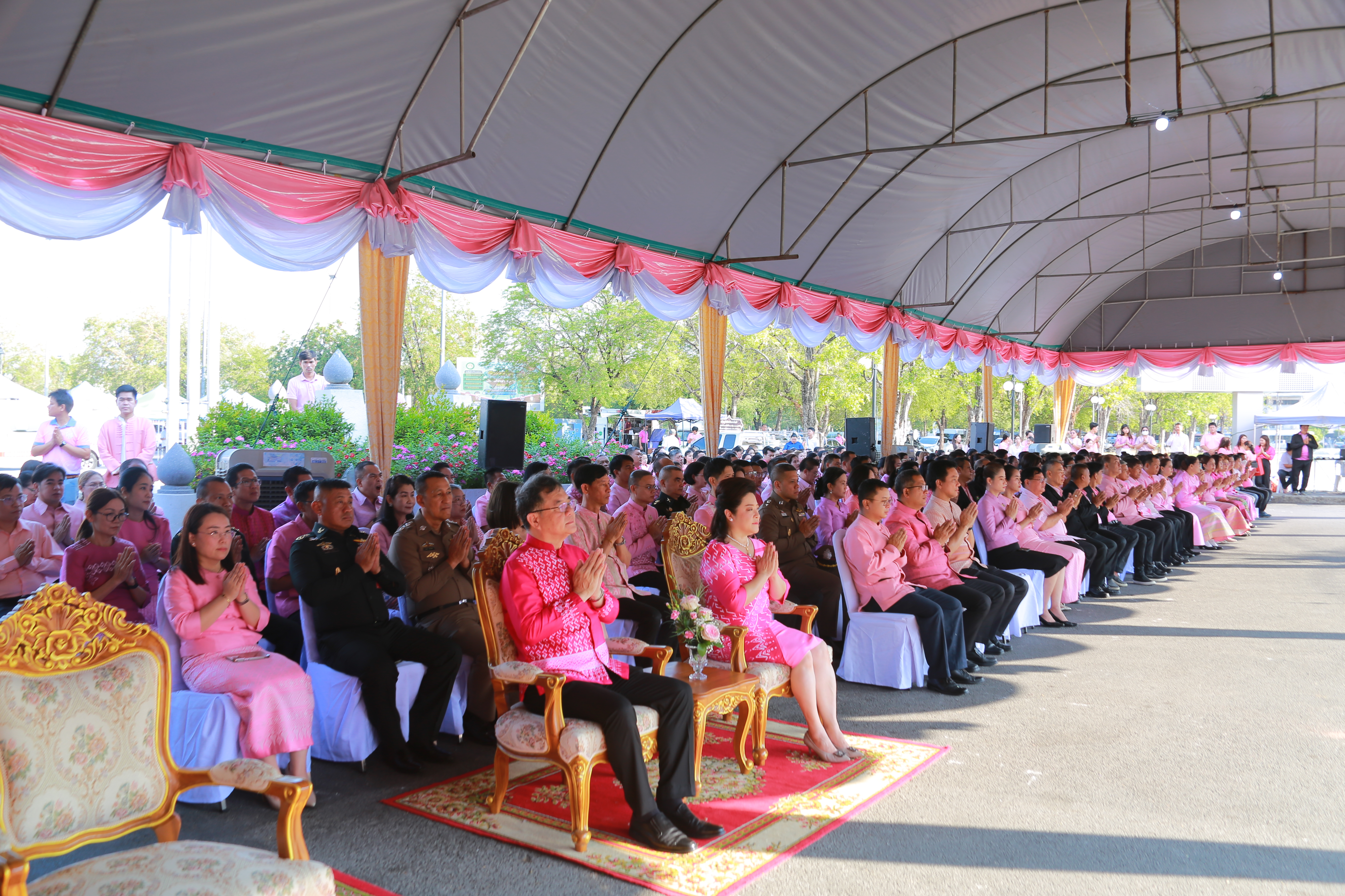 พช.แปดริ้วร่วมพิธีบวงสรวงถวายราชสักการะ และสวดพระพุทธมนต์ถวายเป็นพระราชกุศล แด่รัชกาลที่ 5