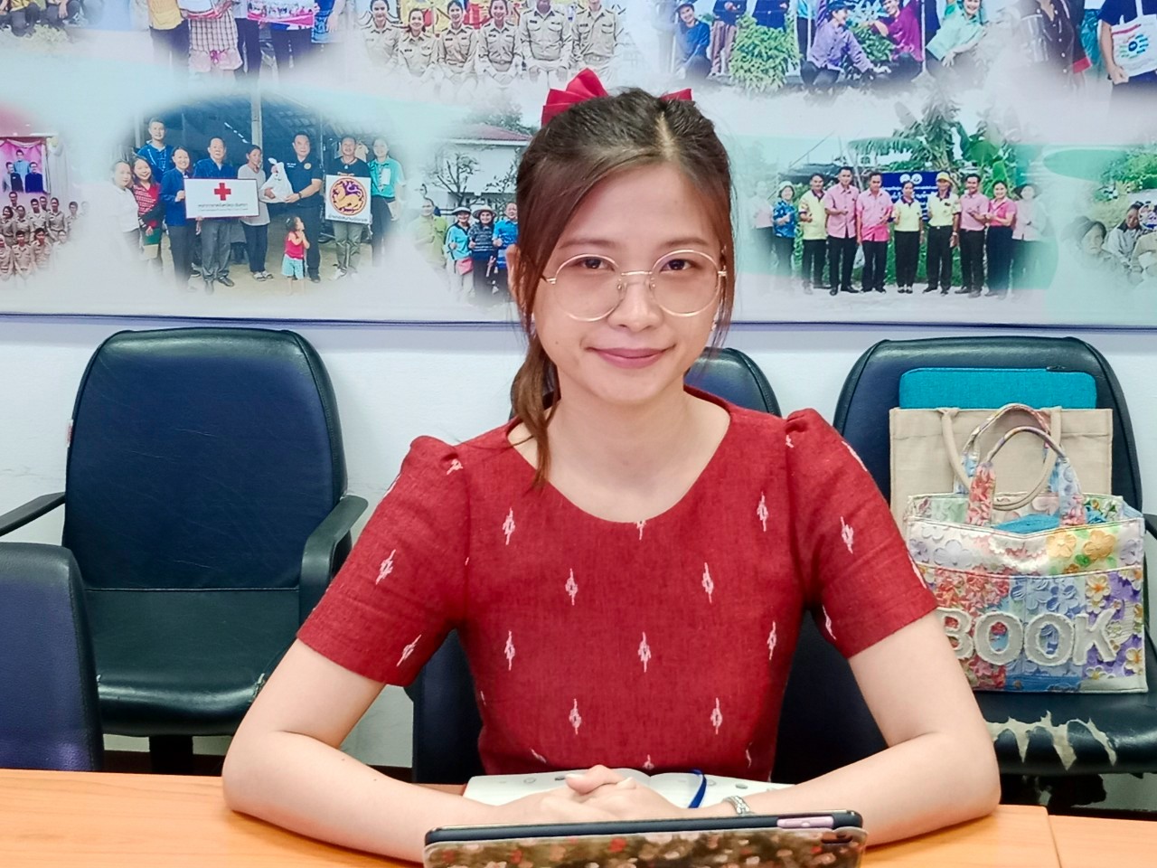 พช.ฉะเชิงเทรา สนับสนุนและให้ข้อมูลการดำเนินงานสารสนเทศตำบลต้นแบบเพื่อพัฒนาคุณภาพชีวิต