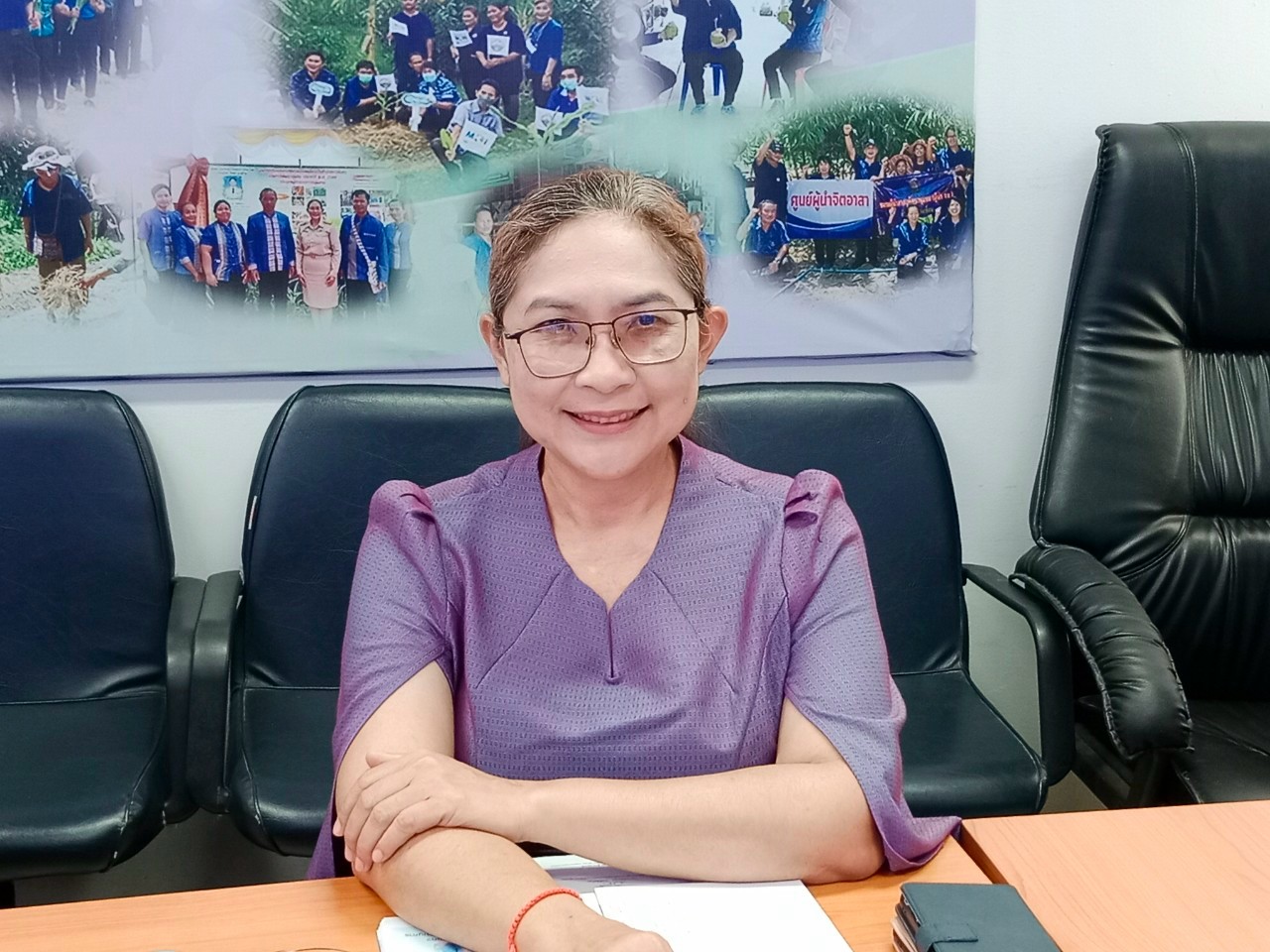 พช.ฉะเชิงเทรา สนับสนุนและให้ข้อมูลการดำเนินงานสารสนเทศตำบลต้นแบบเพื่อพัฒนาคุณภาพชีวิต