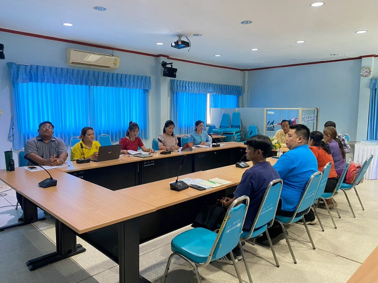 พช.ฉะเชิงเทรา สนับสนุนและให้ข้อมูลการดำเนินงานสารสนเทศตำบลต้นแบบเพื่อพัฒนาคุณภาพชีวิต